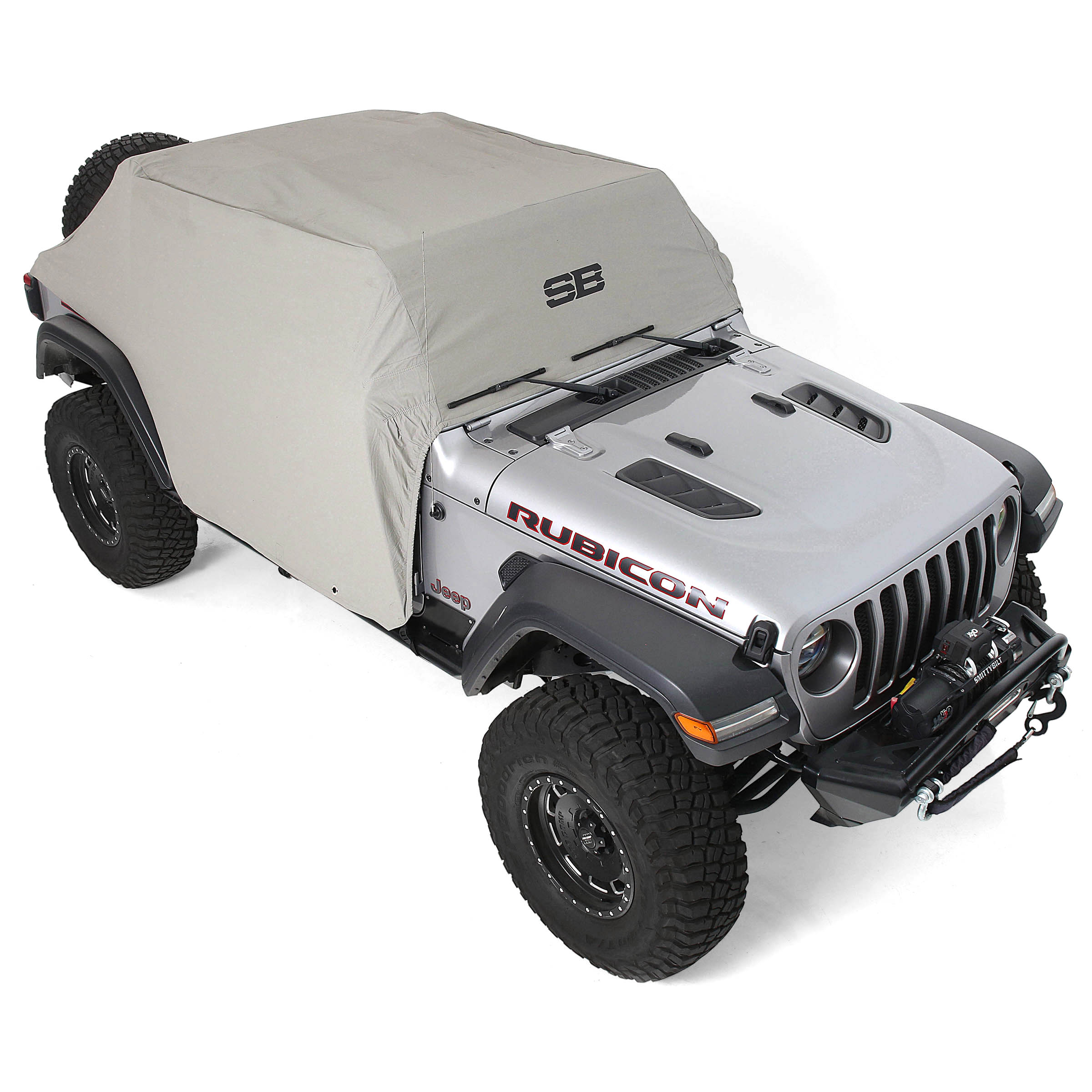 Cab Cover w/ Door Flaps – Gray (18+ JLU)