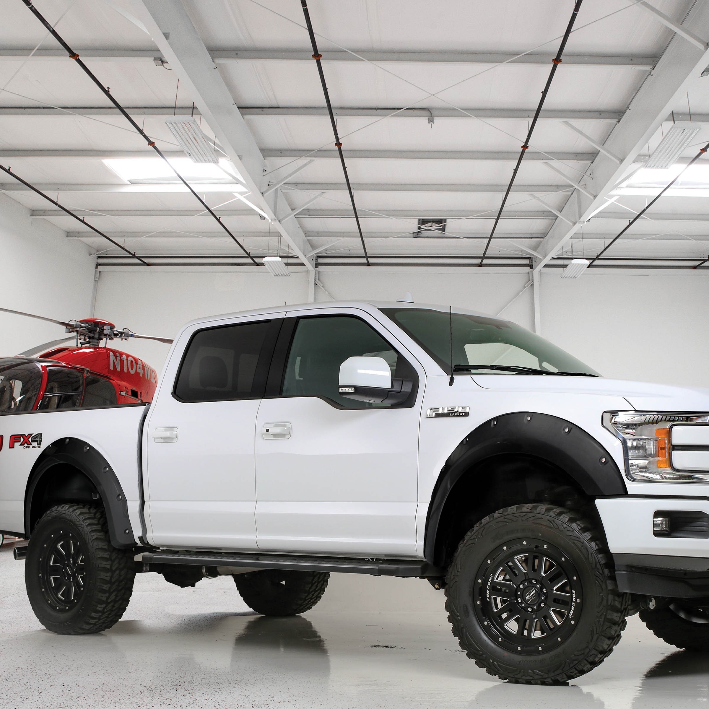 M1 Fender Flares – Painted – Shadow Black – 15-20 Ford F150