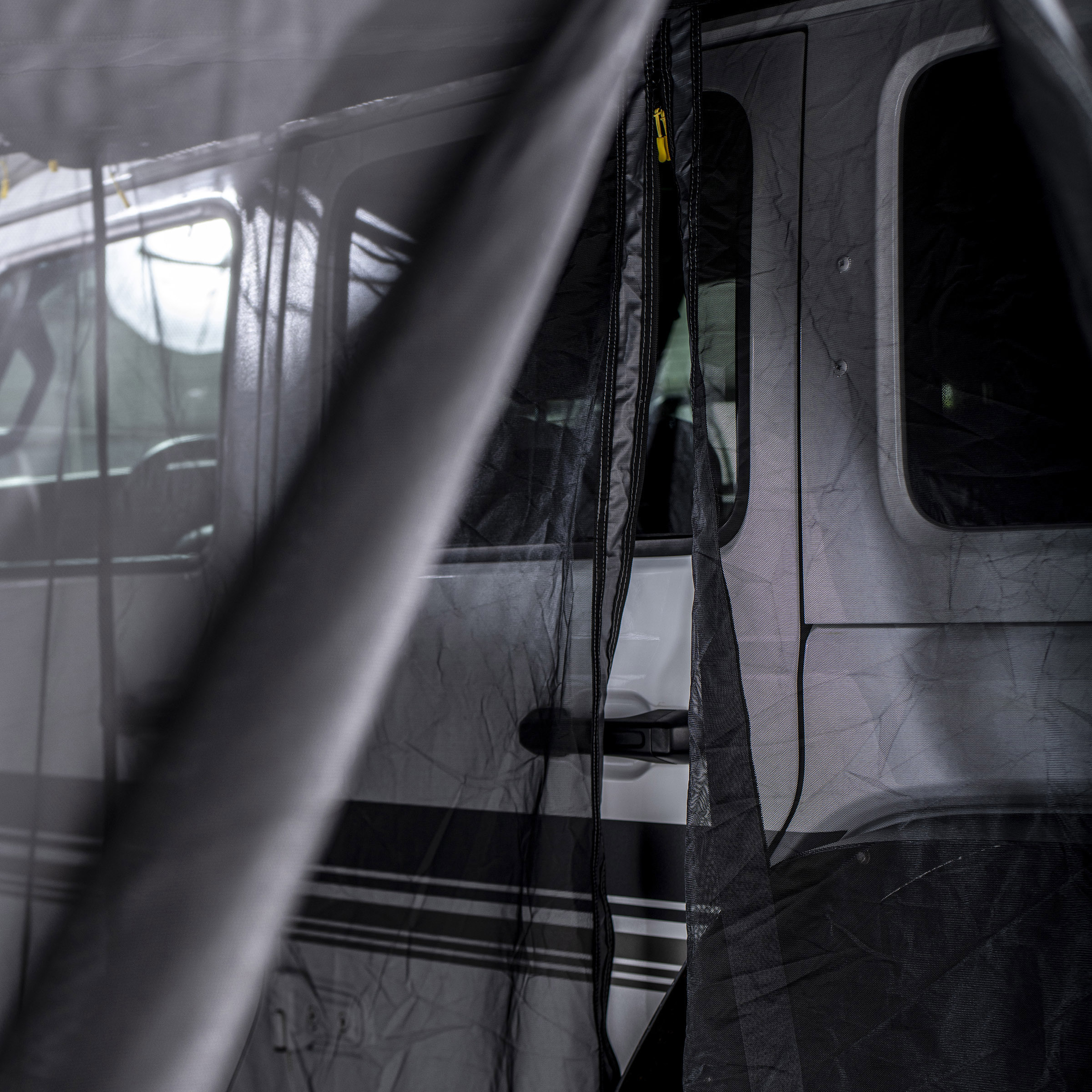 GEN2 8′ Awning Mesh Room (Gray) view 8