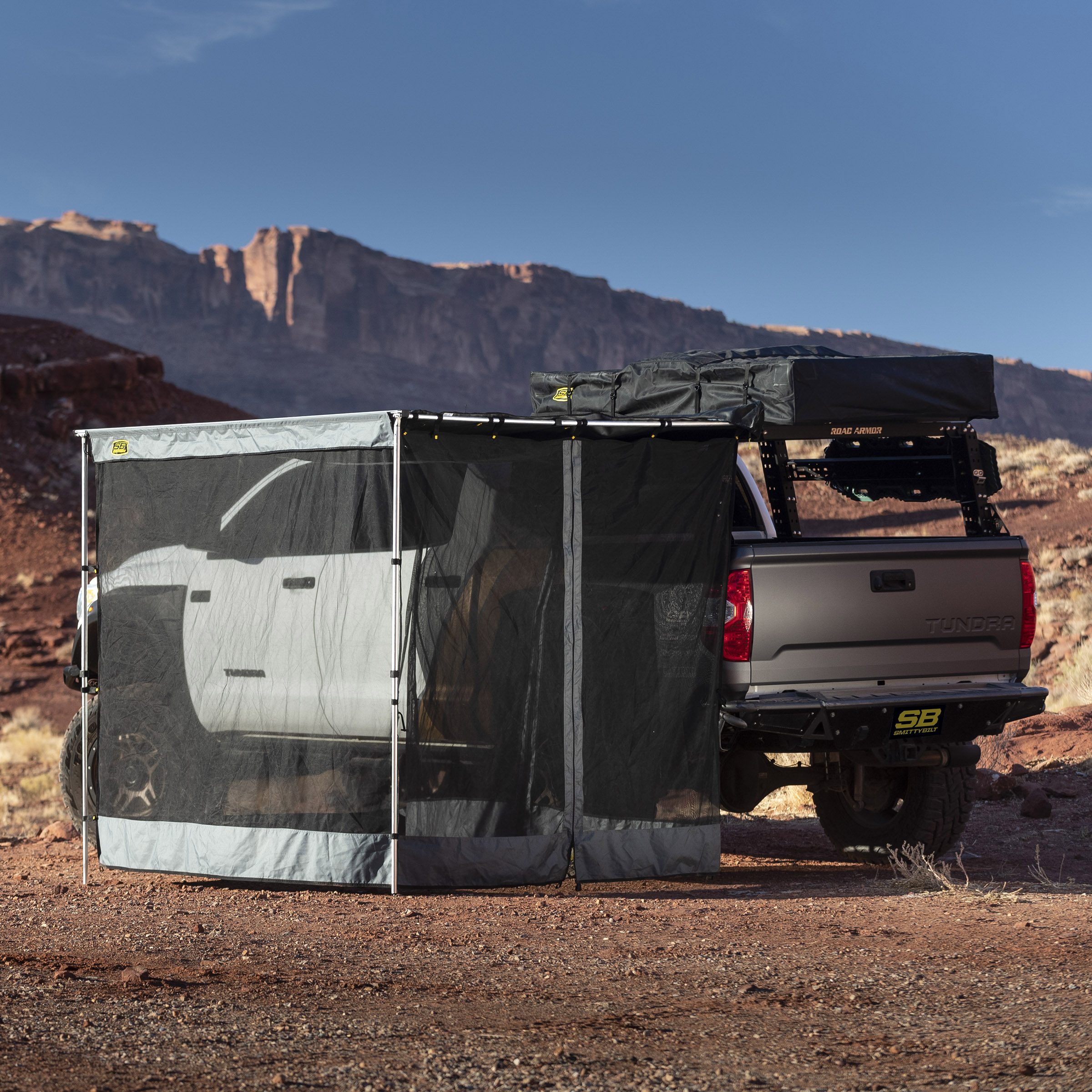 GEN2 8′ Awning Mesh Room (Gray) view 14