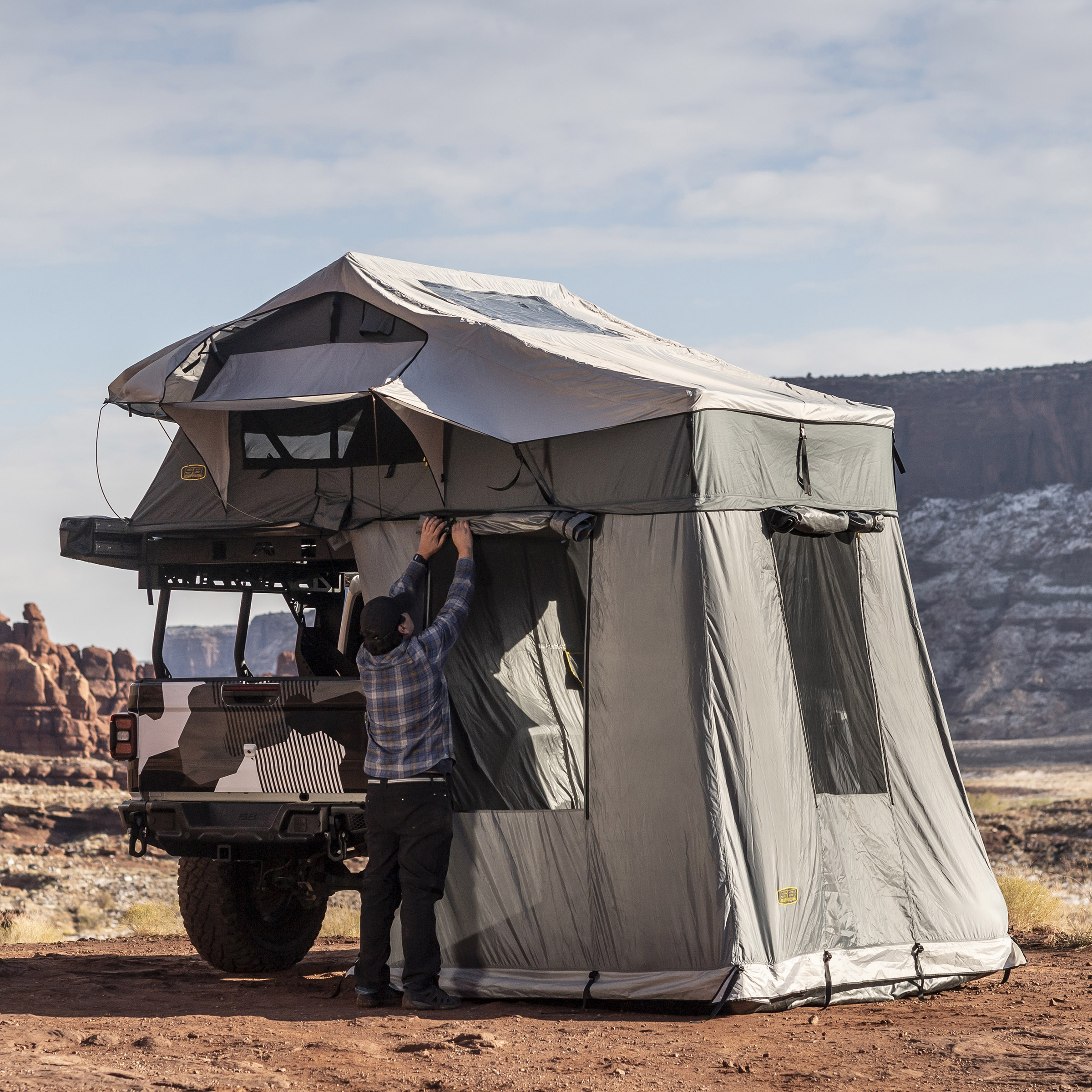 Gen2 XL Tent Annex – Gray view 14