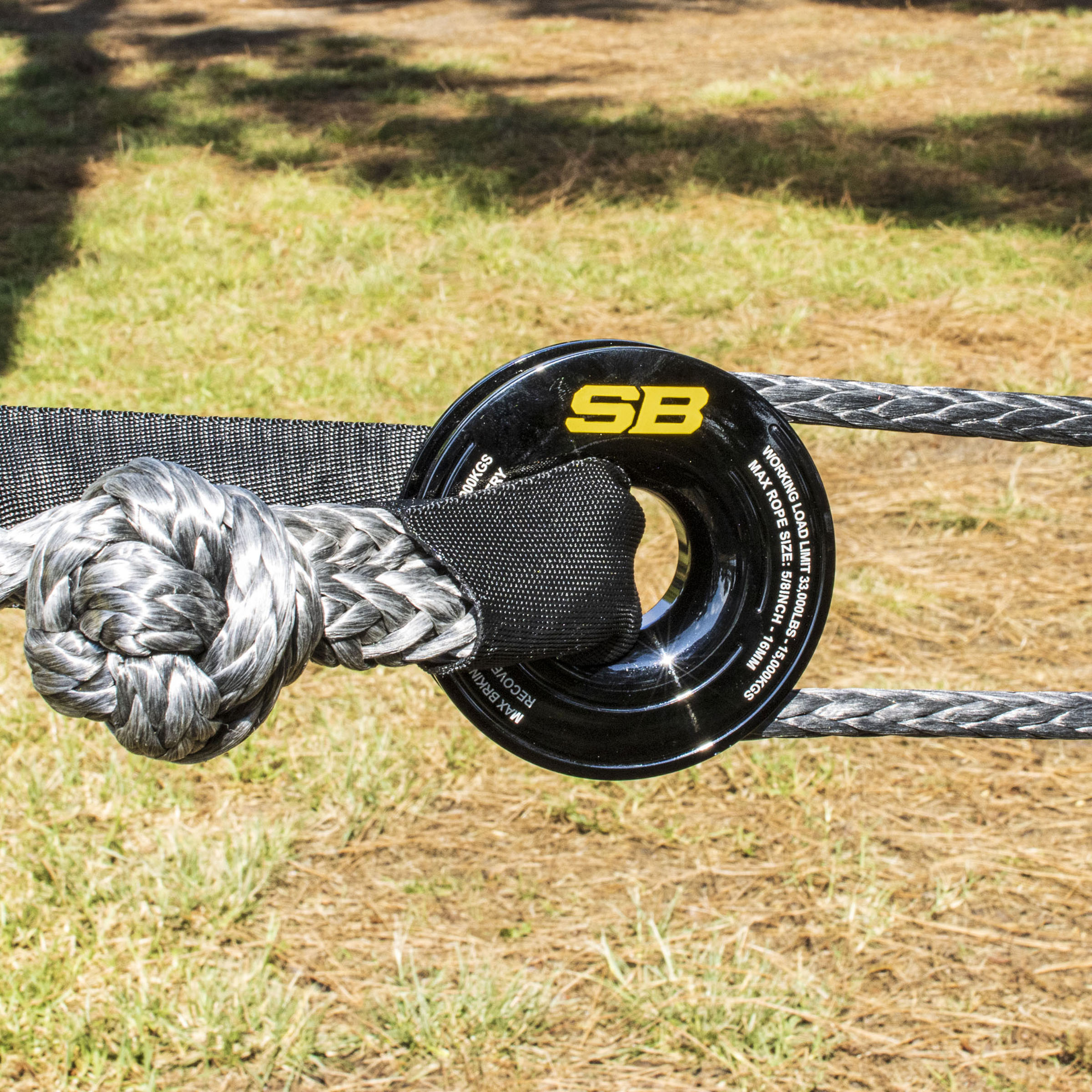 Soft Shackle w/ Recovery Ring – 33K Rating view 4