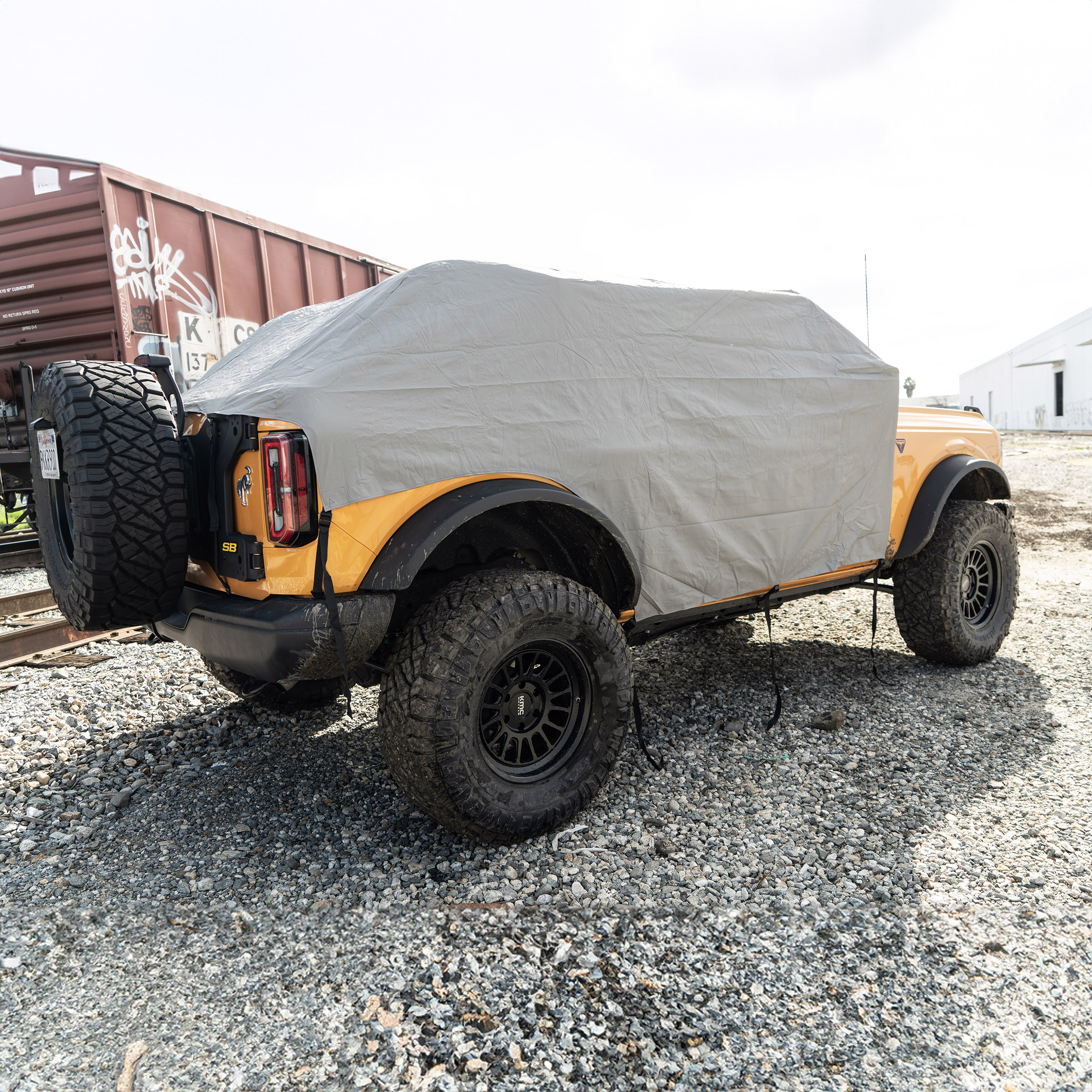 Cab Cover w/ Door Flaps – Gray (21+ Bronco 2-Door) view 2