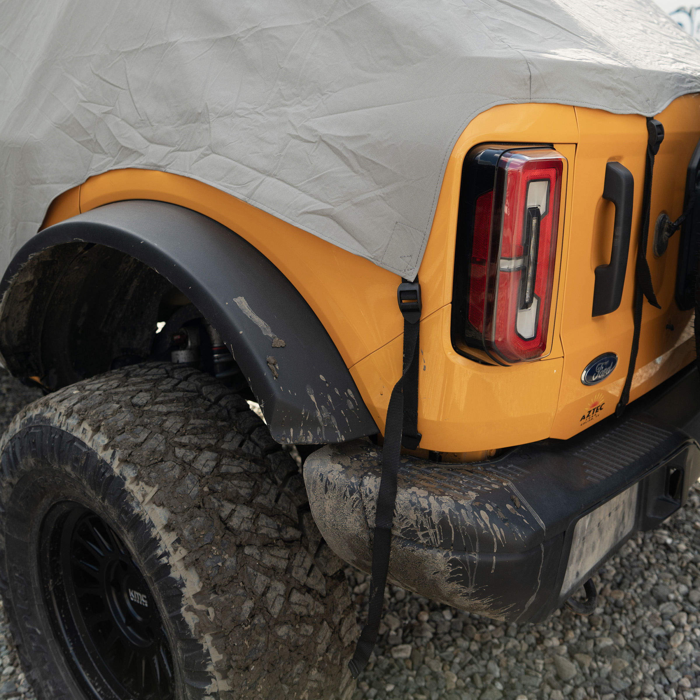 Cab Cover w/ Door Flaps – Gray (21+ Bronco 2-Door) view 5