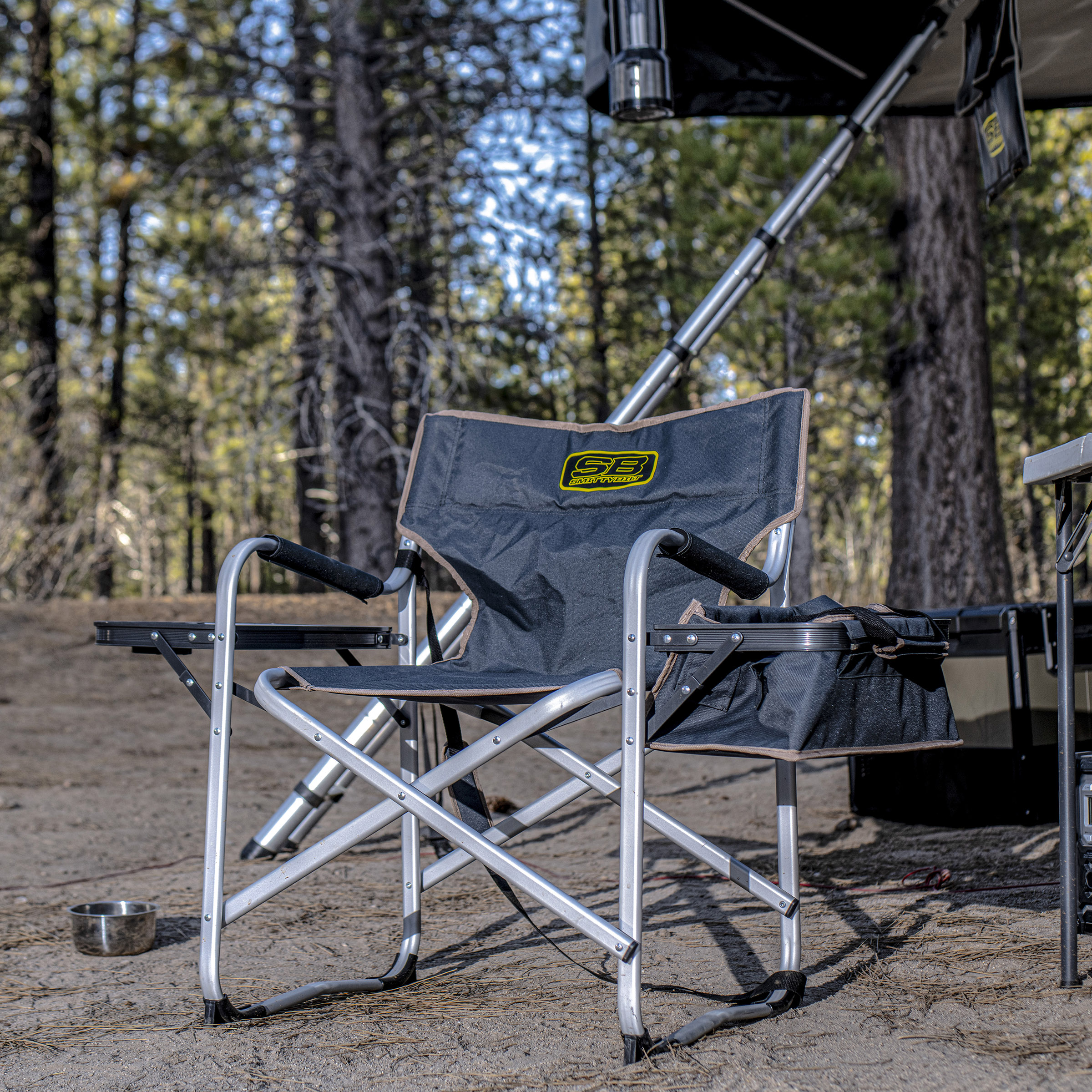 Camping Chair w/ Cooler and Table