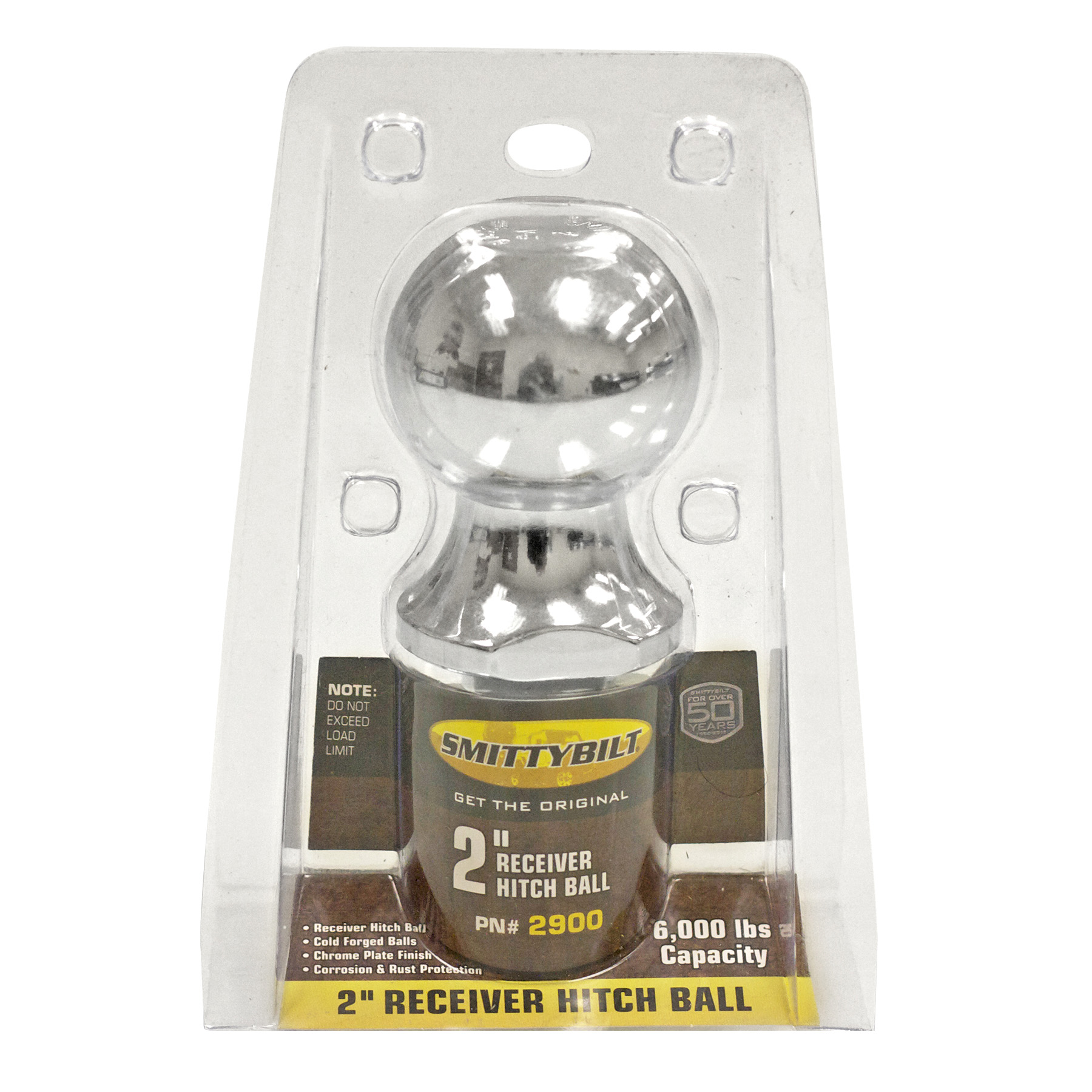 2″ Receiver Ball – Chrome
