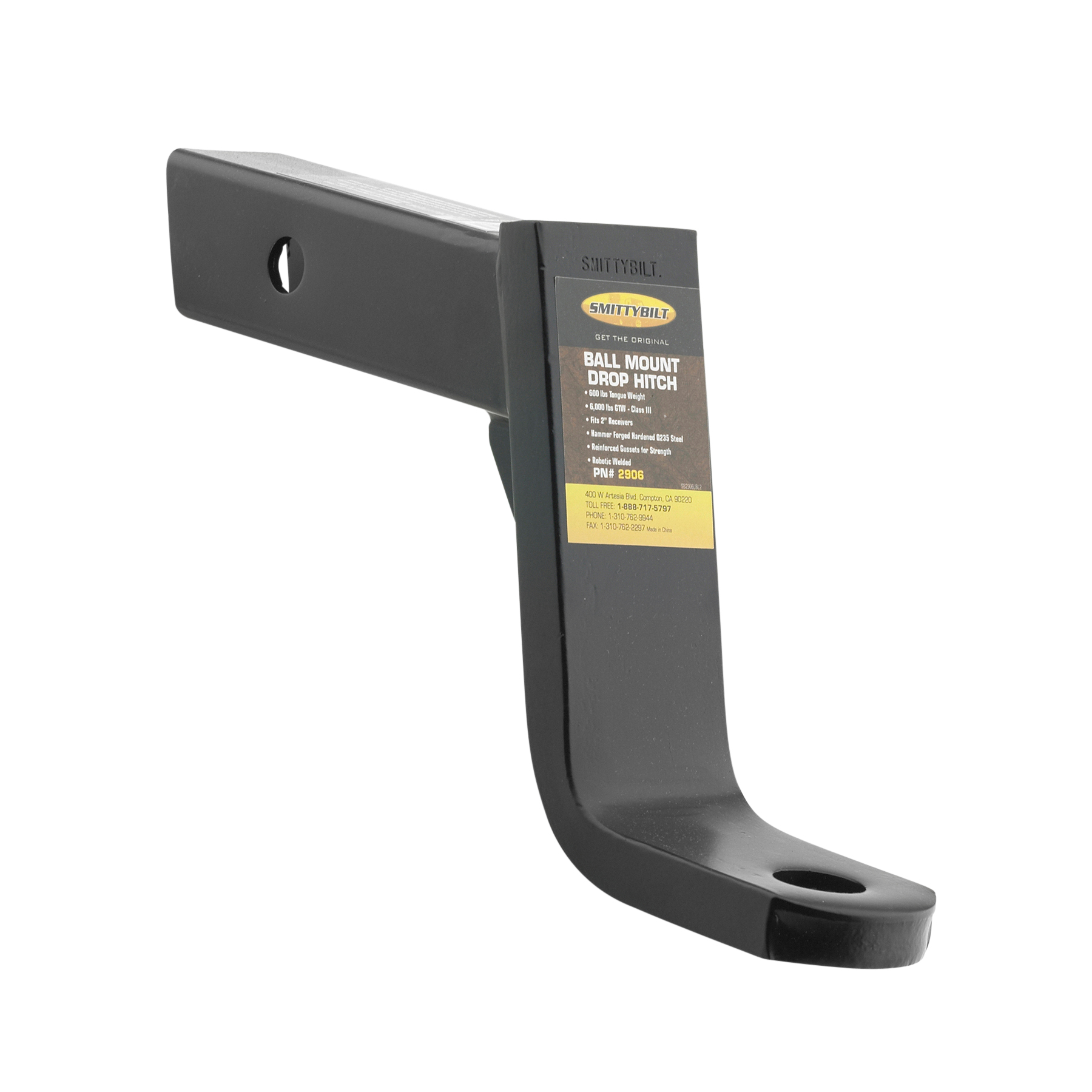 6″ Drop Hitch – Steel