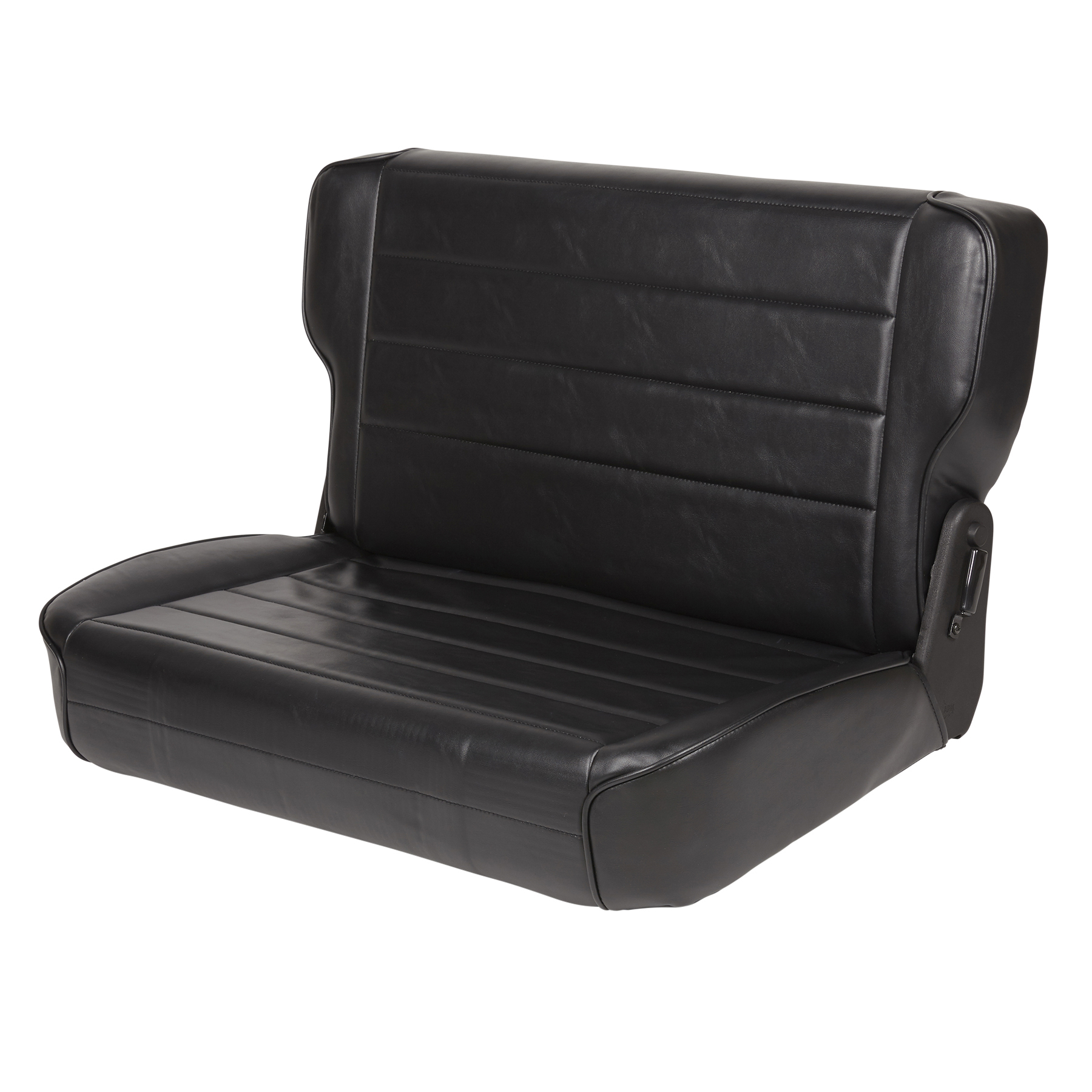Seat – Rear – Fold & Tumble – Vinyl Black (76-95 Jeep CJ/YJ) view 3
