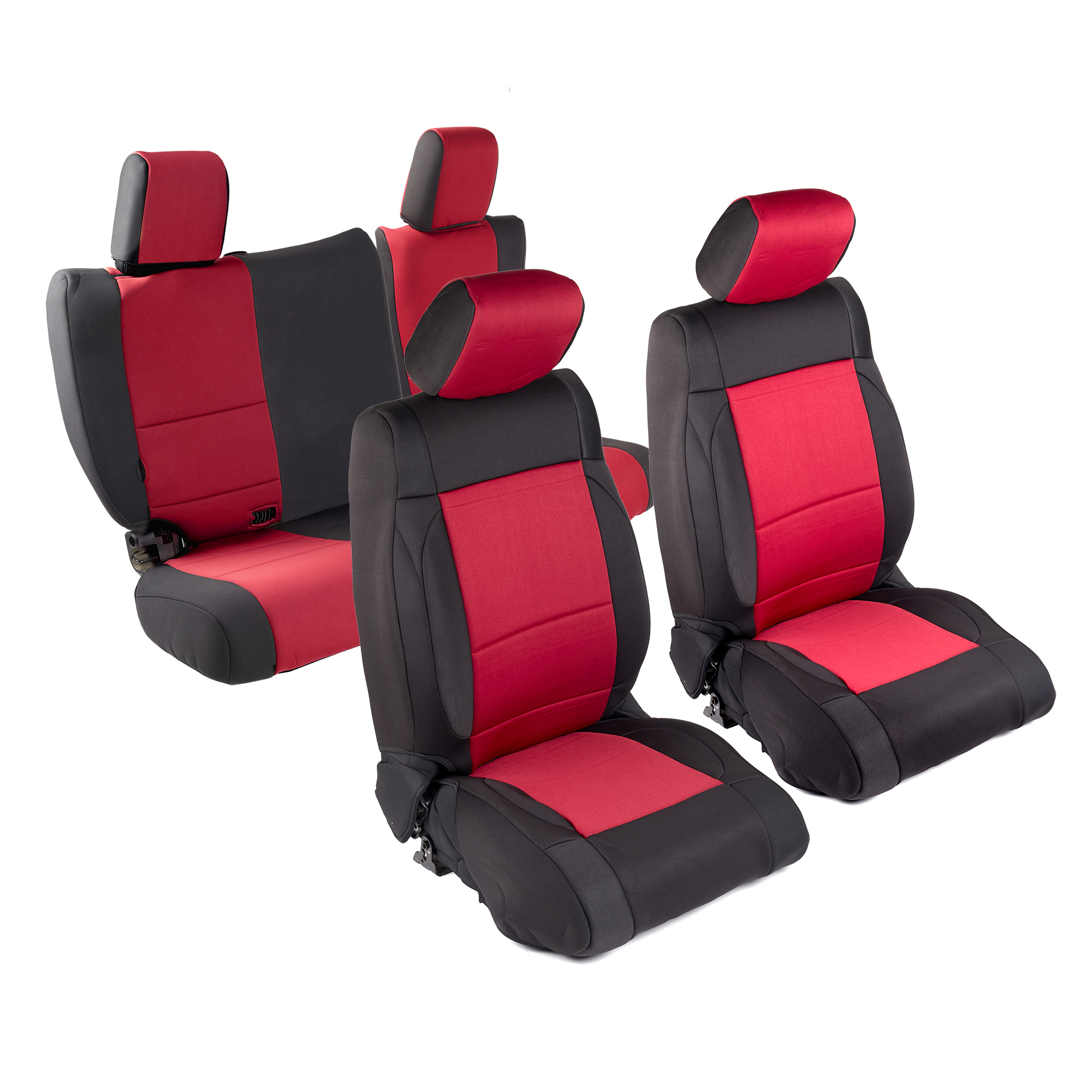 2007 JK Neoprene Seat Cover Kit – Red