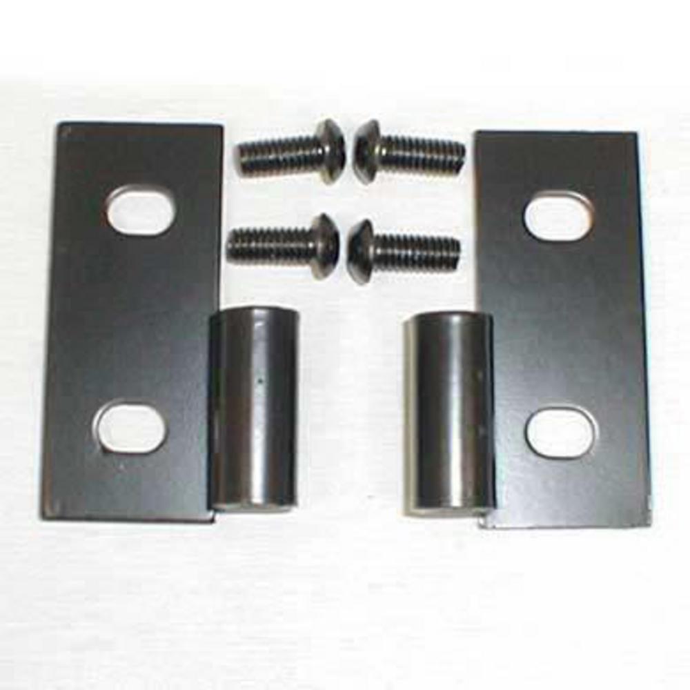 Lower Door Hinge Bracket Pair – Black (76-06 CJ/Wrangler)