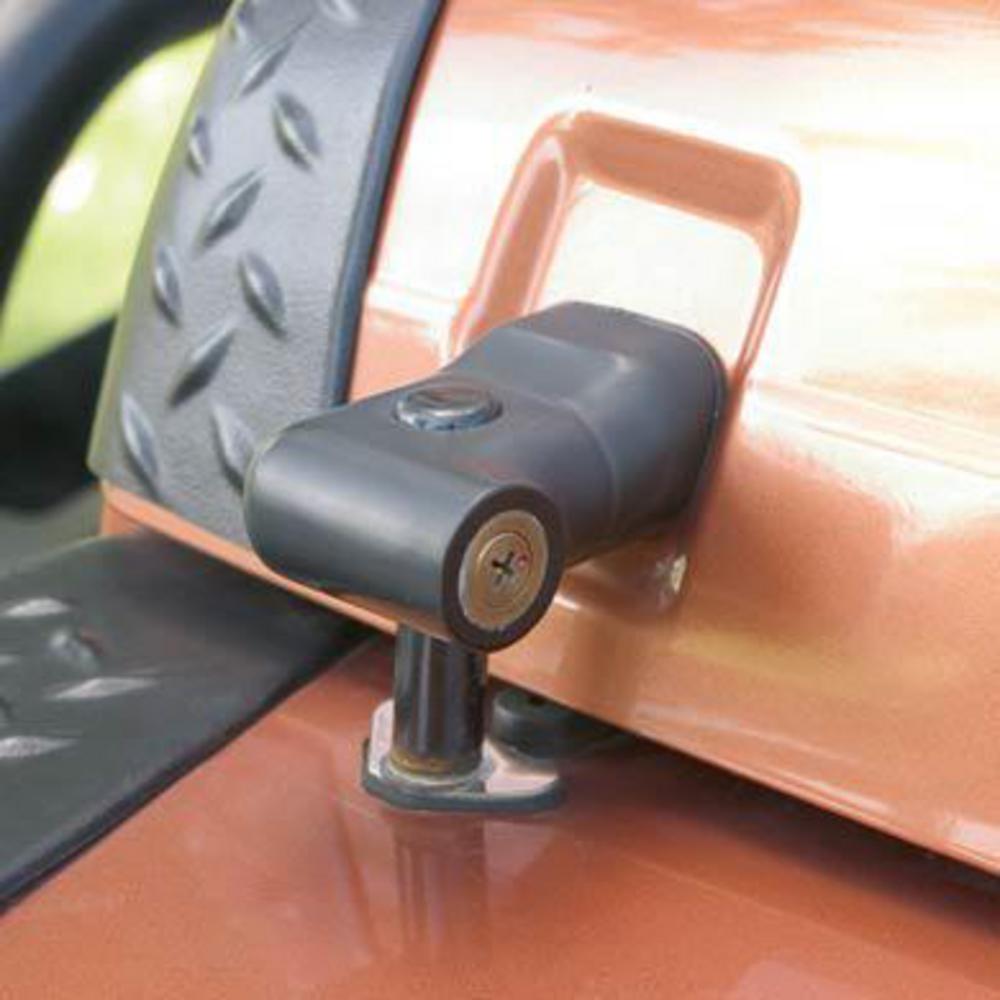 Locking Hood Catch Kit – Black (97-06 Jeep Wrangler TJ/LJ)
