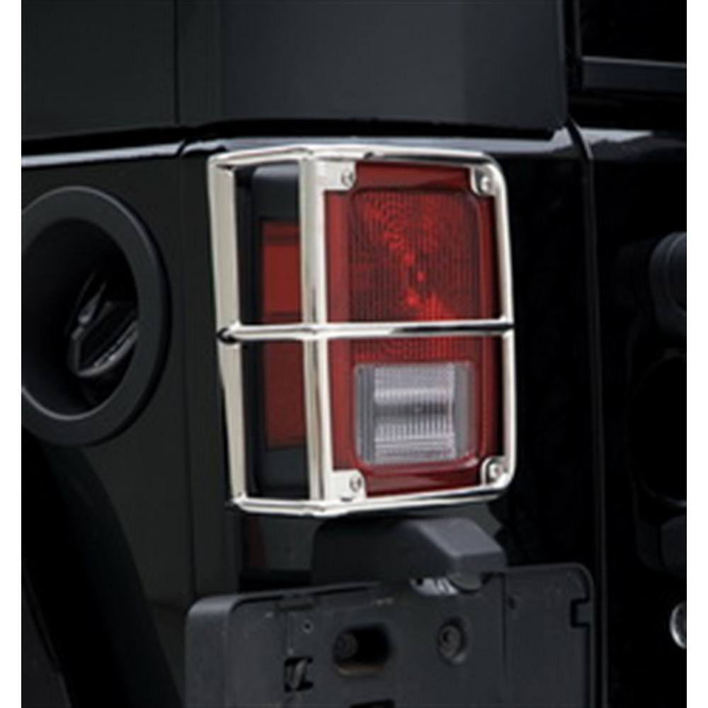 Euro Tail Light Guard Pair – Stainless Steel (07-18 JK/JKU)