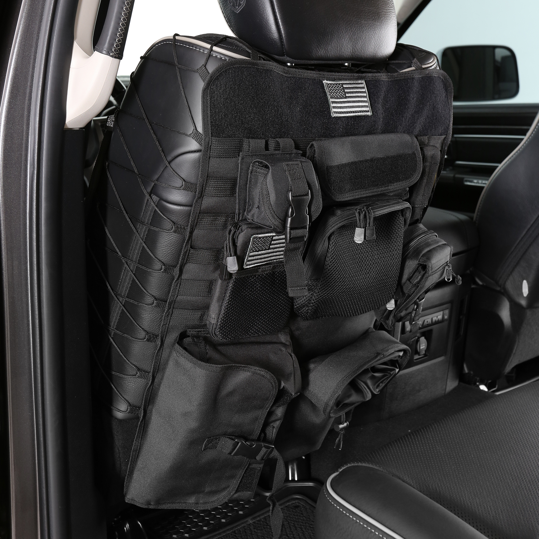 Front GEAR Seat Cover Pair – Black (Universal Truck)