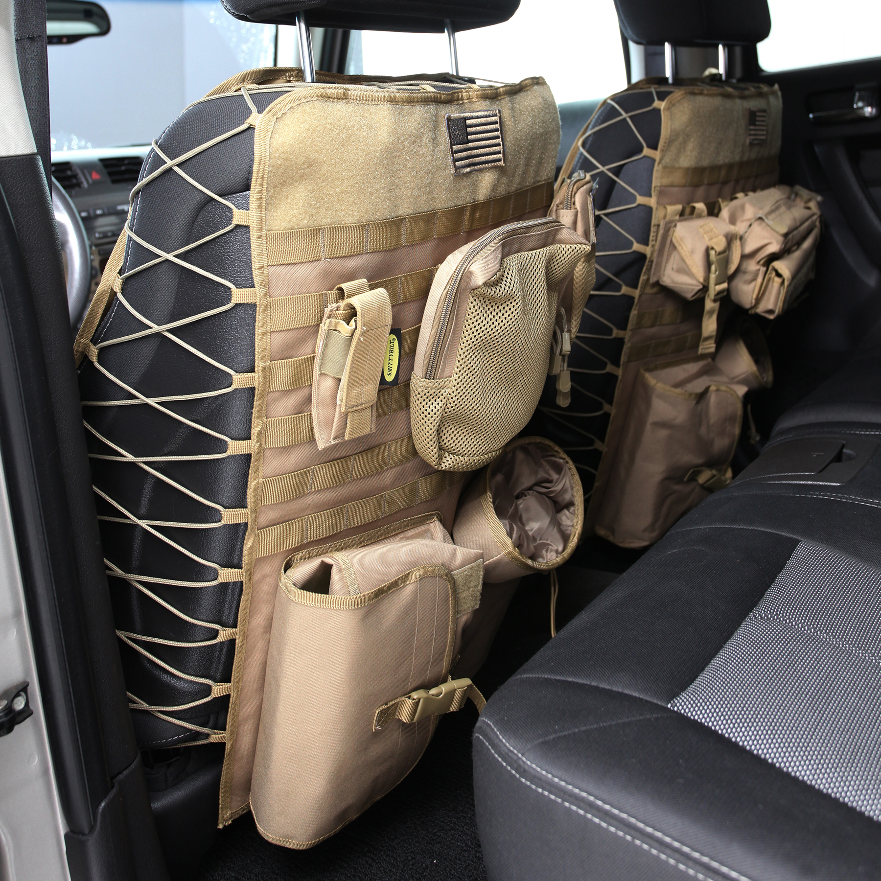 Front GEAR Seat Cover Pair – Tan (Universal Truck)