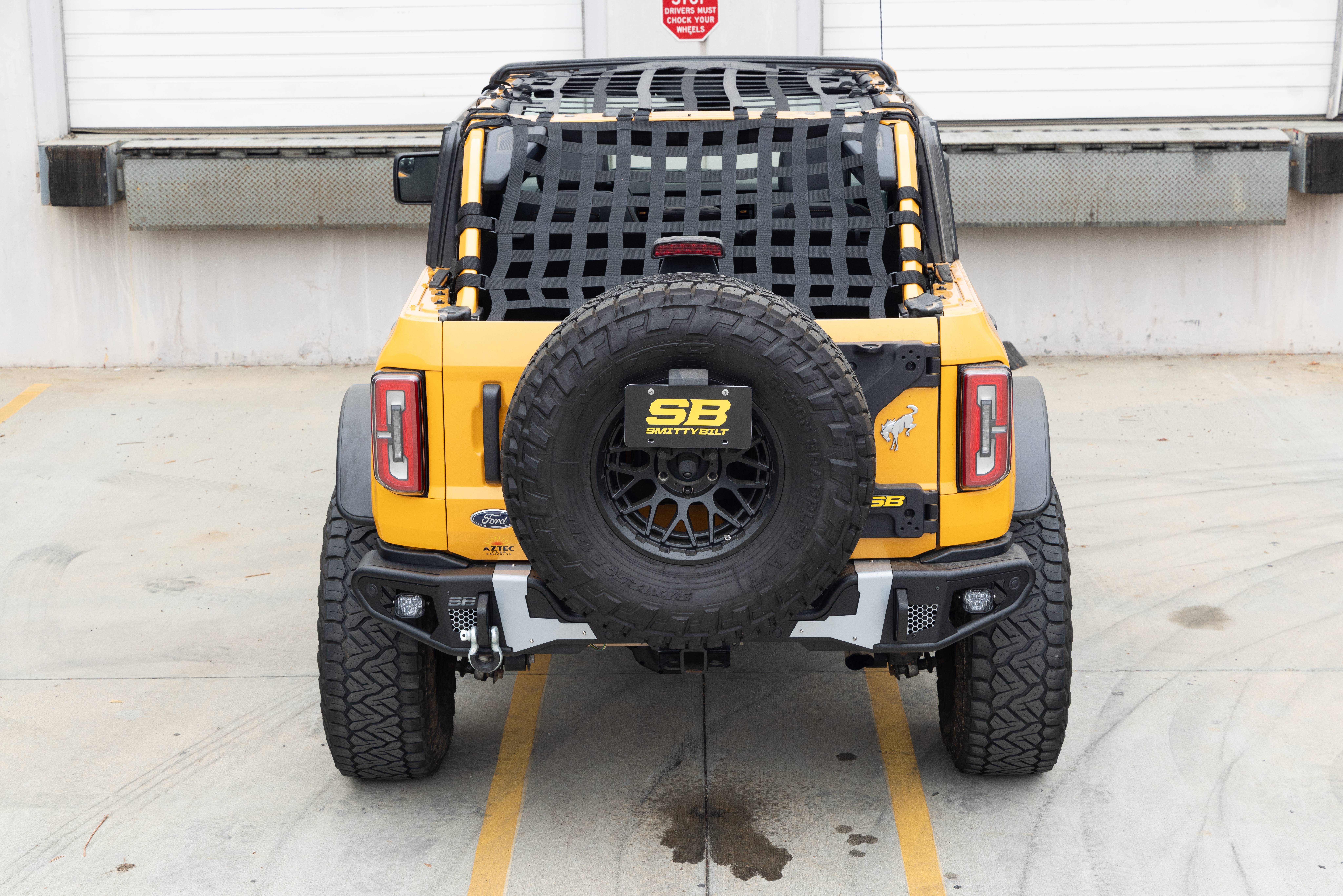 C-RES2 HD Cargo Restraint System – 2″ Black Diamond Web (21+ Bronco 4DR) view 2