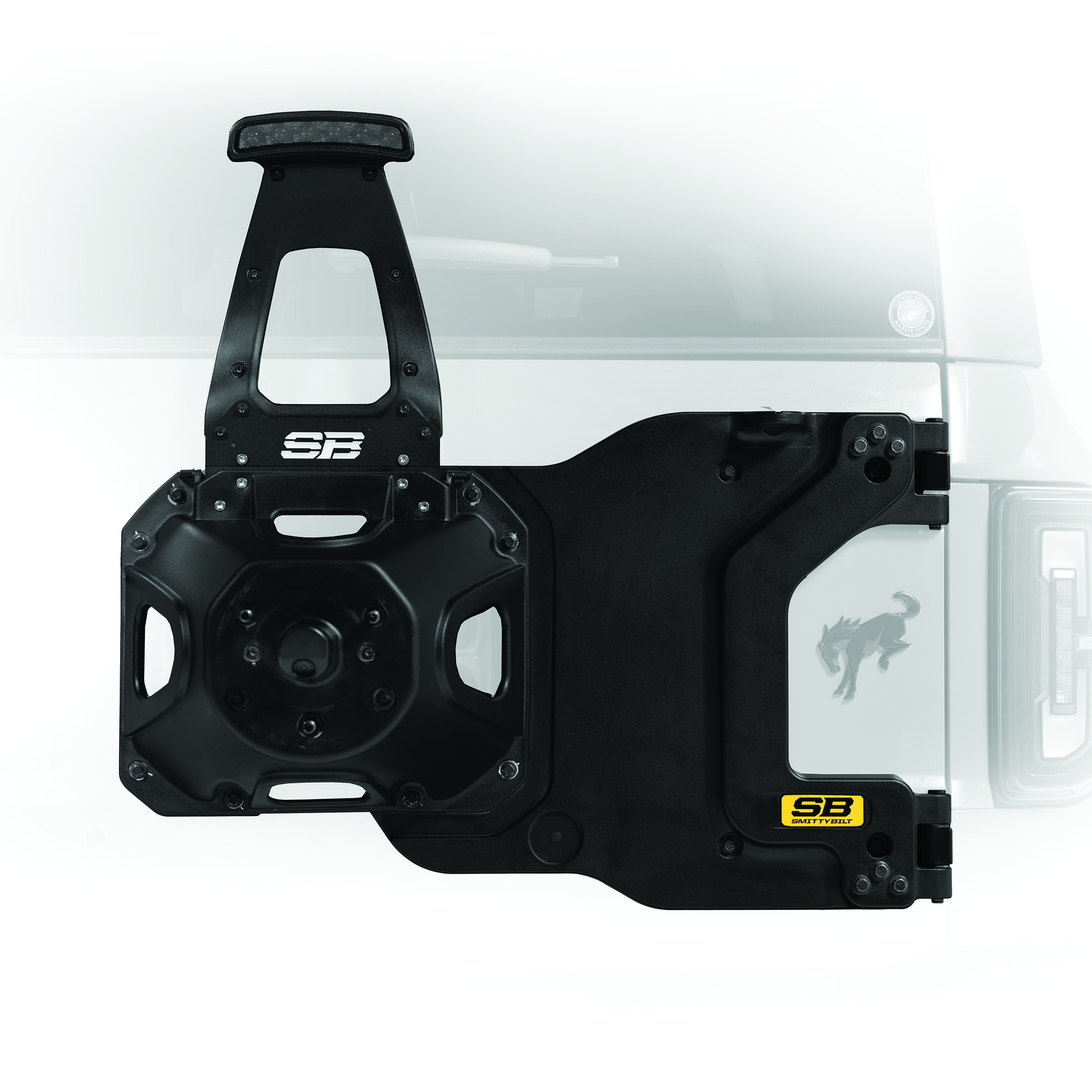 HD Pivot Tire Carrier (21+ Bronco) view 1