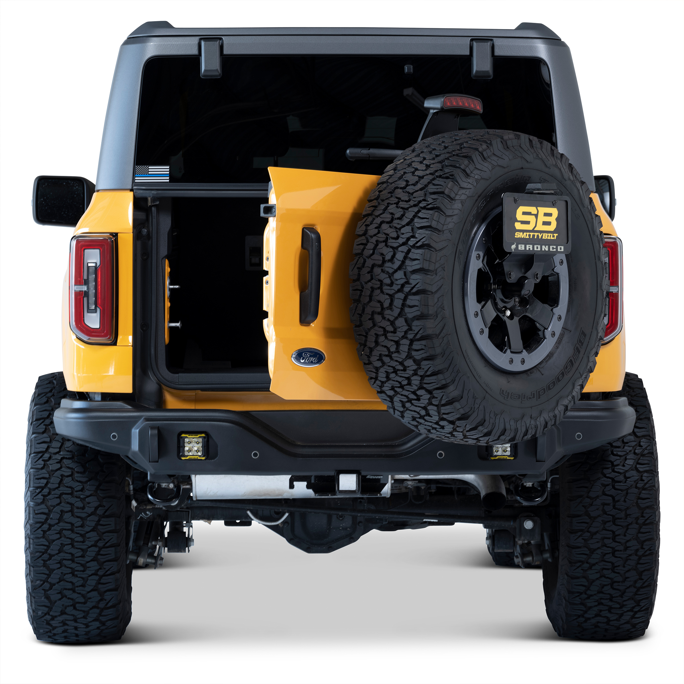 HD Pivot Tire Carrier (21+ Bronco) view 3