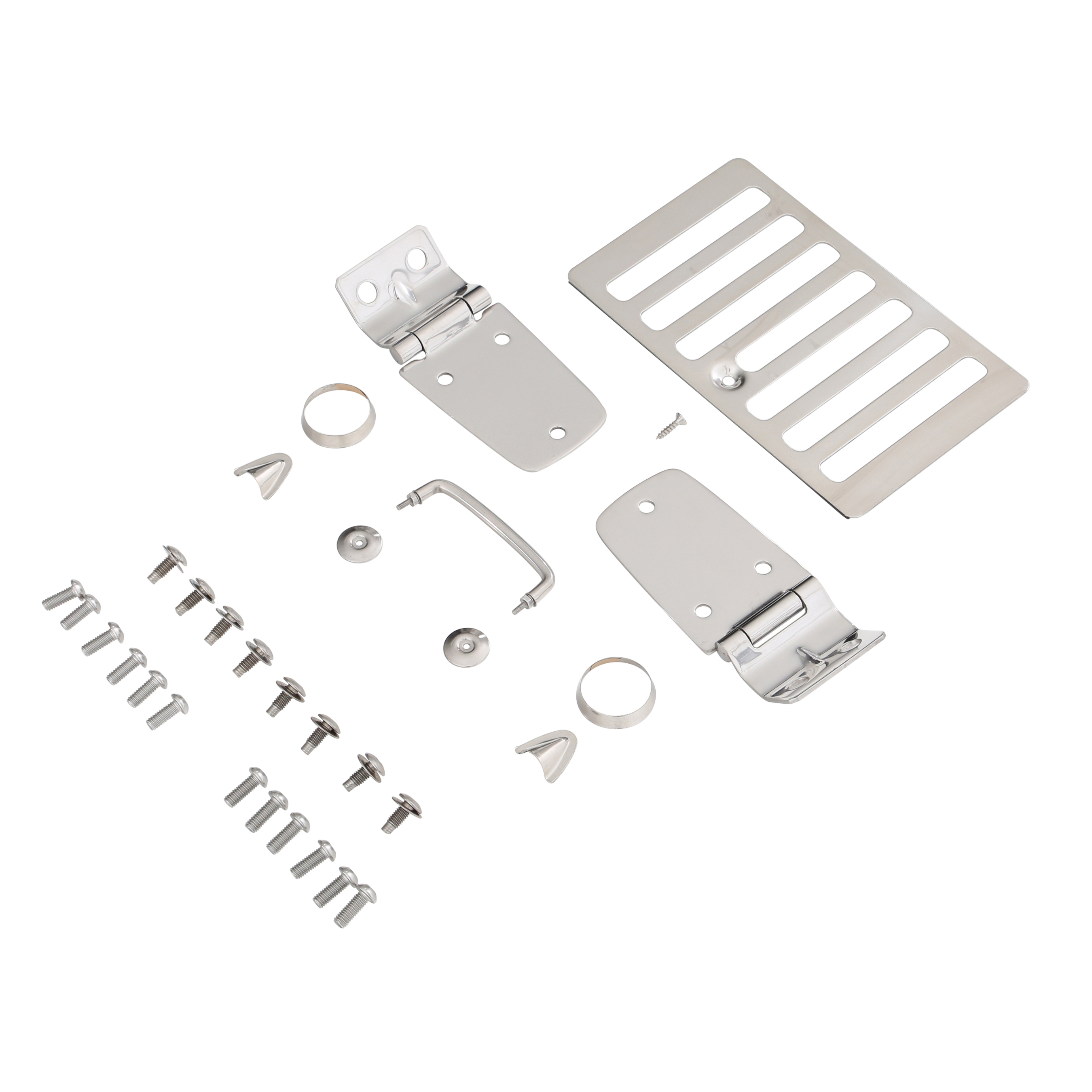 Complete Hood Kit – Stainless Steel (07-18 JK/JKU) – view 2