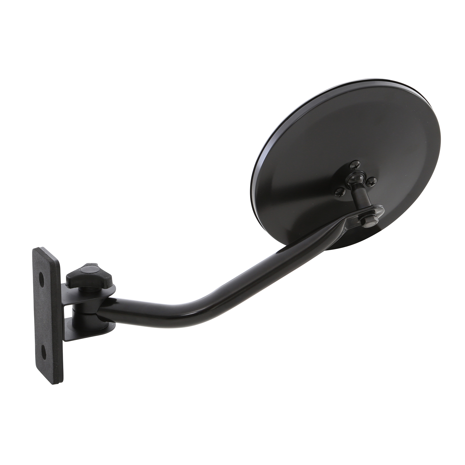 6″ Round Trail Mirror Pair – Black (97-18 TJ/LJ/JK/JKU) view 2