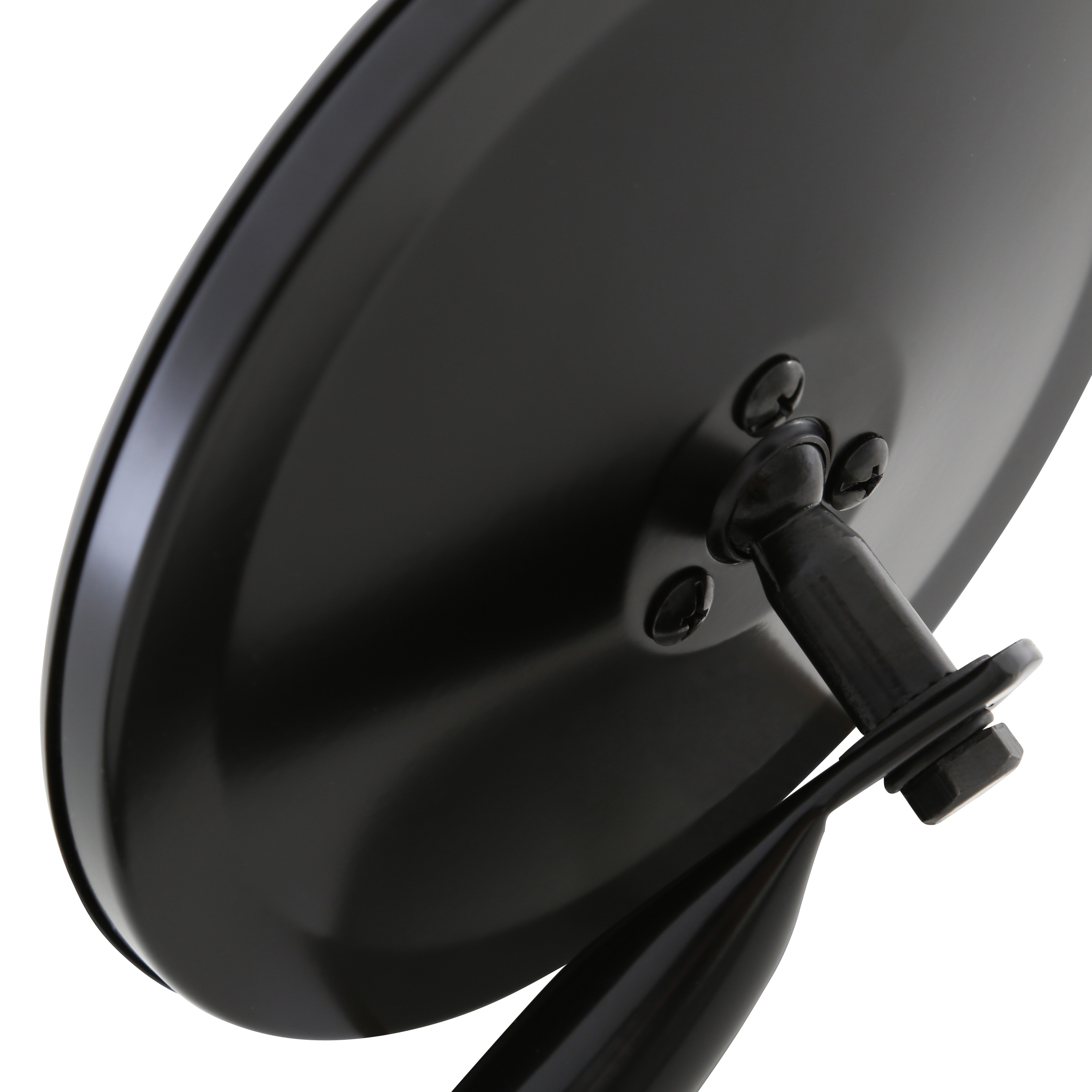 6″ Round Trail Mirror Pair – Black (97-18 TJ/LJ/JK/JKU) view 4
