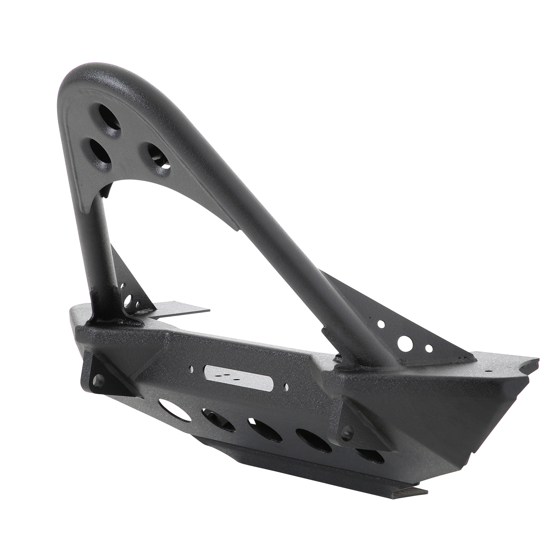 SRC Front Stinger Bumper – Textured Black (07-18 JK/JKU) view 2
