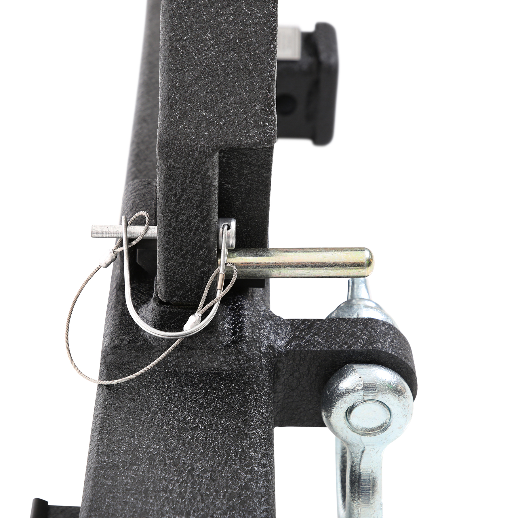 SRC Classic Rear Bumper W/ D-Rings, Hitch & Tire Carrier view 5