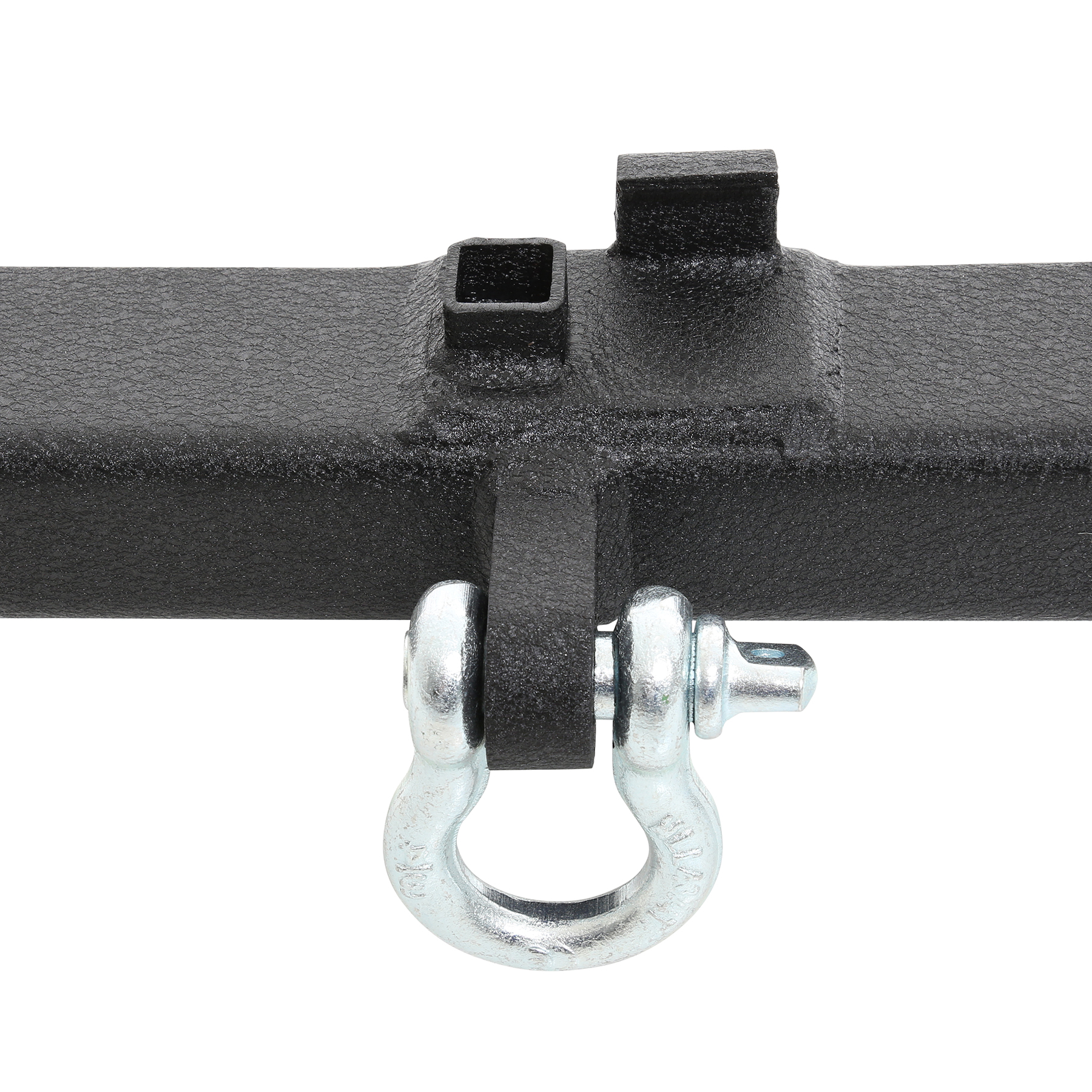 SRC Classic Rear Bumper W/ D-Rings, Hitch & Tire Carrier view 9