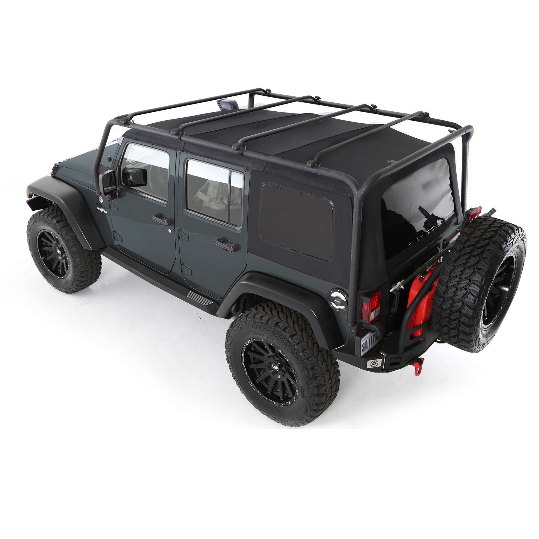 SRC Roof Rack – Textured Black – Box 1 of 2 (07-18 JKU)