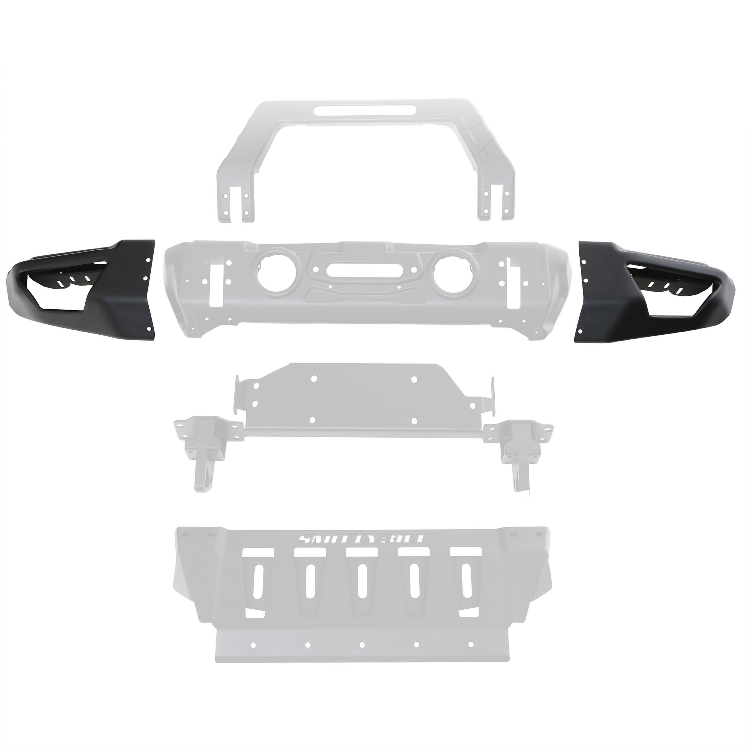 Stryker Front Bumper Wing Pair (07+ JK/JL/JT) view 2