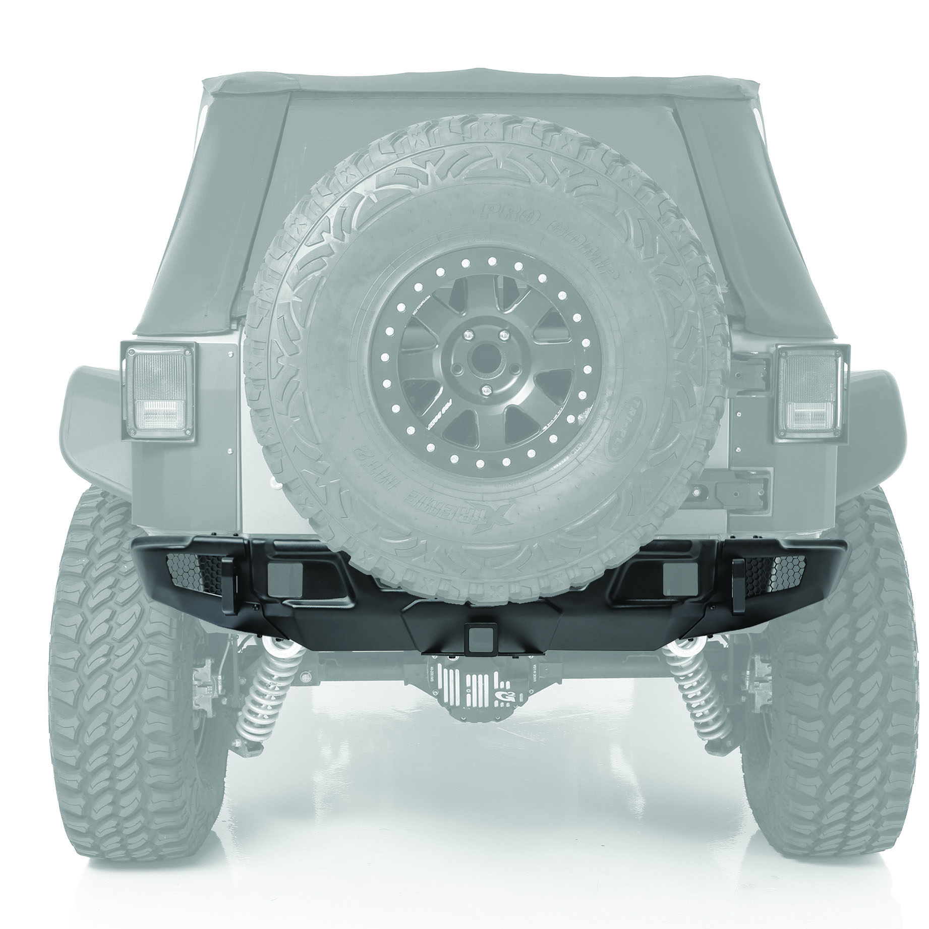 Stryker Rear Bumper – Textured Black (07-18 JK/JKU)