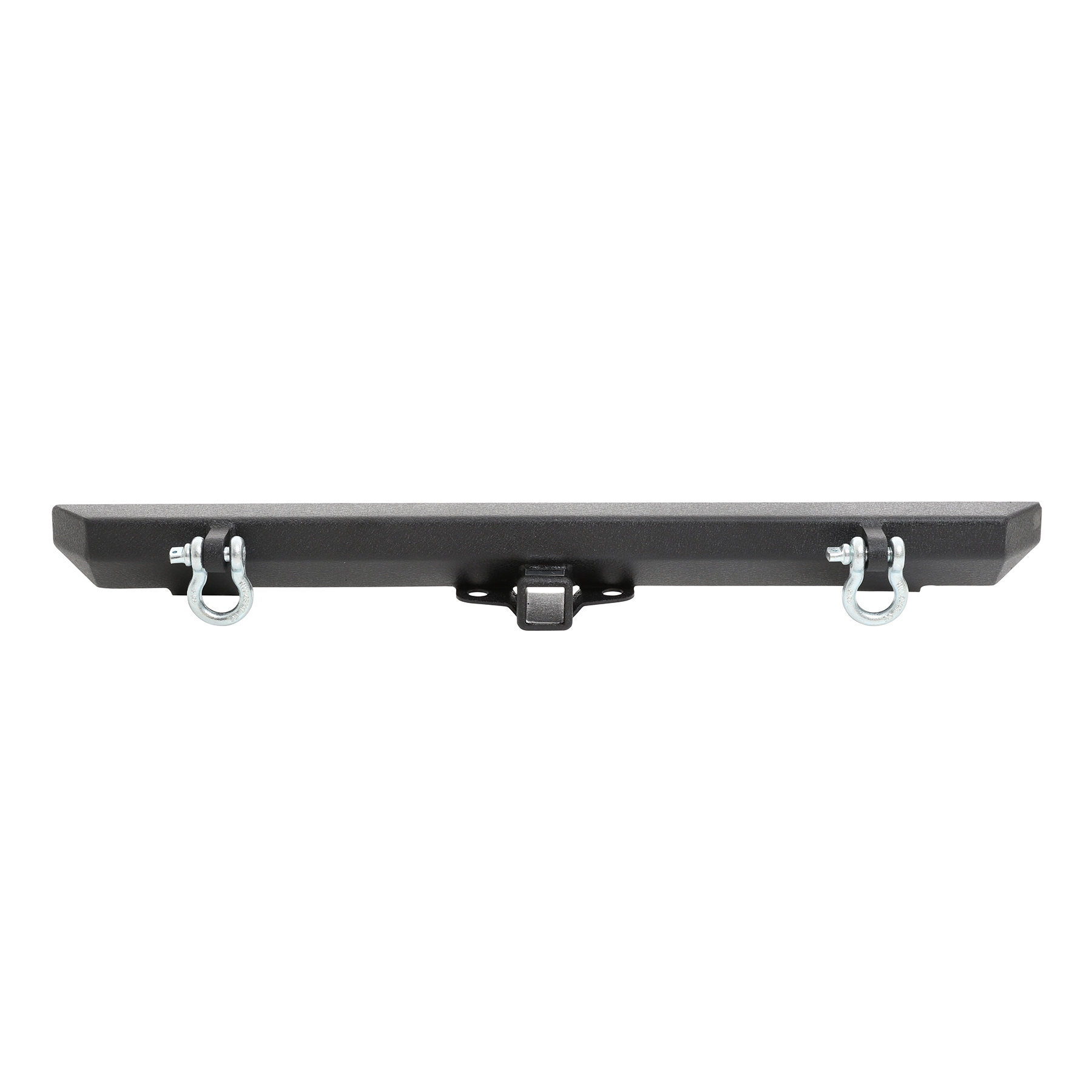 SRC Classic Rear Bumper w/ D-Ring Mounts – Textured Black (76-06 CJ/Wrangler)
