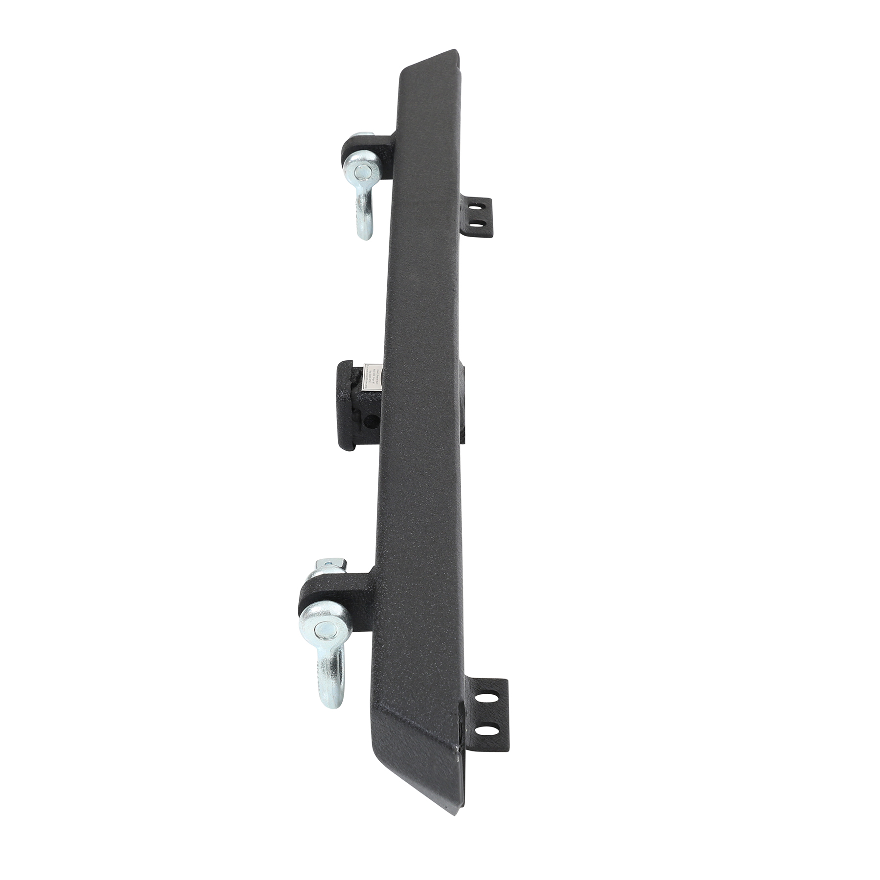 SRC Classic Rear Bumper w/ D-Ring Mounts – Textured Black (76-06 CJ/Wrangler) view 3