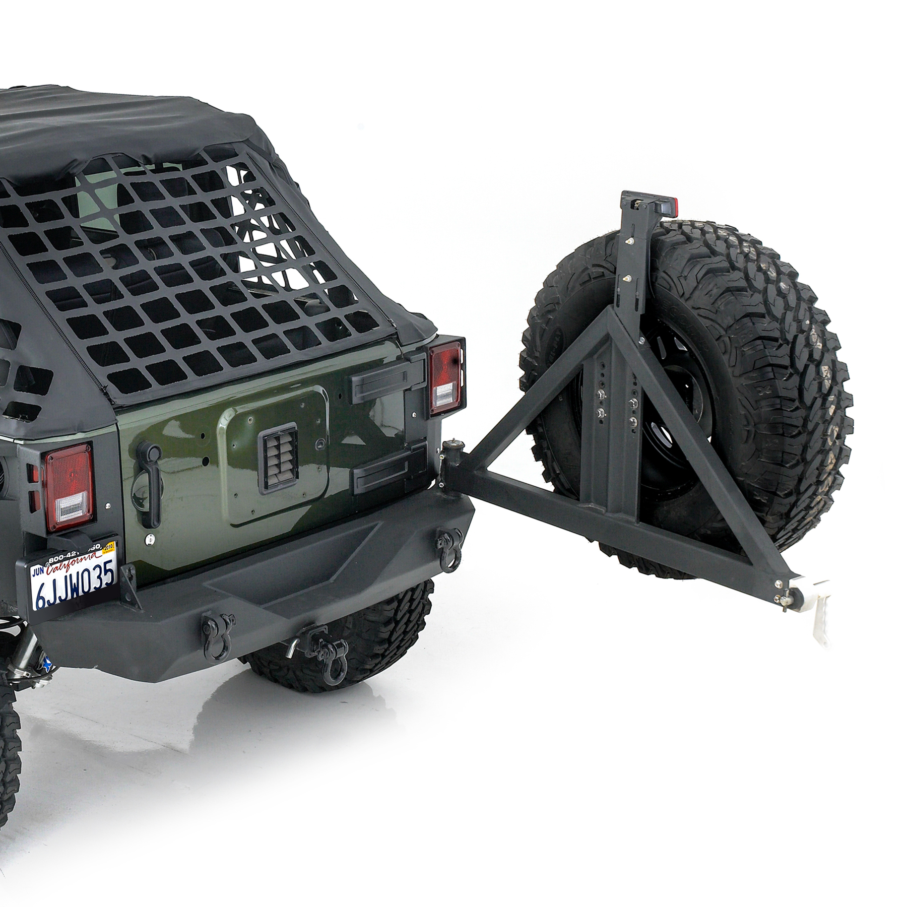 XRC RR BUMP W HITCH TIRE JK 2/4DOOR view 3