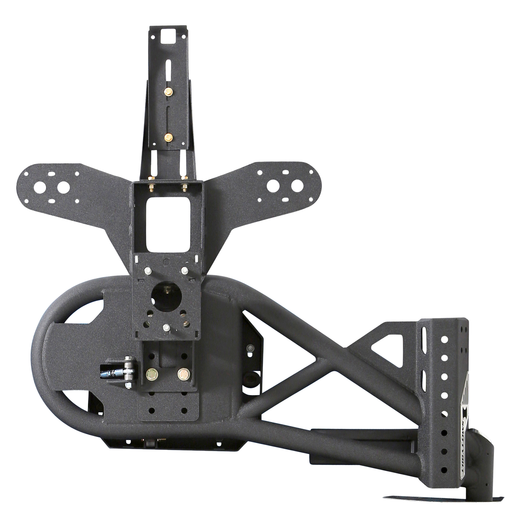 XRC Gen 2 Bolt-On Tire Carrier – Textured Black (07-18 JK/JKU)