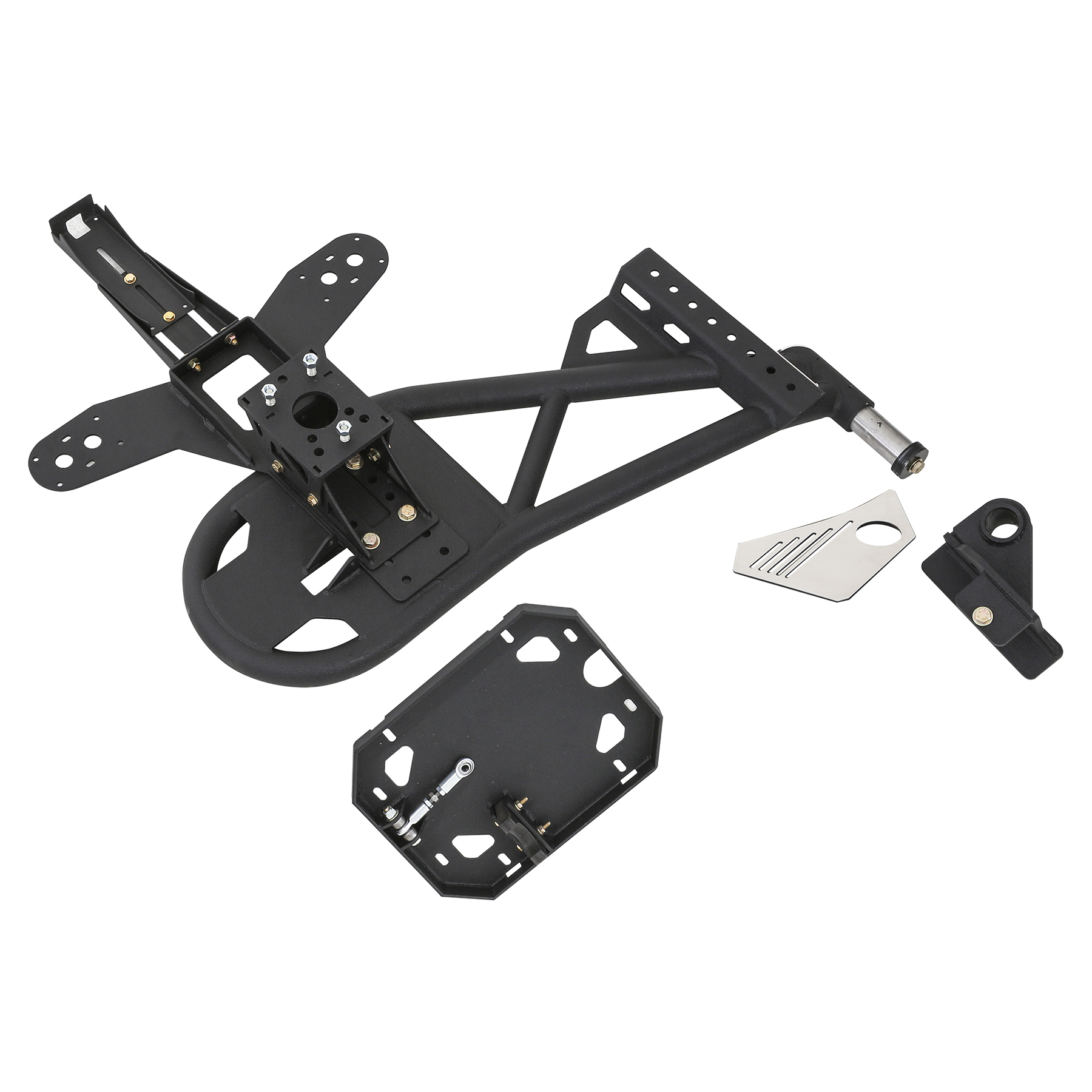 XRC Gen 2 Bolt-On Tire Carrier – Textured Black (07-18 JK/JKU) view 6