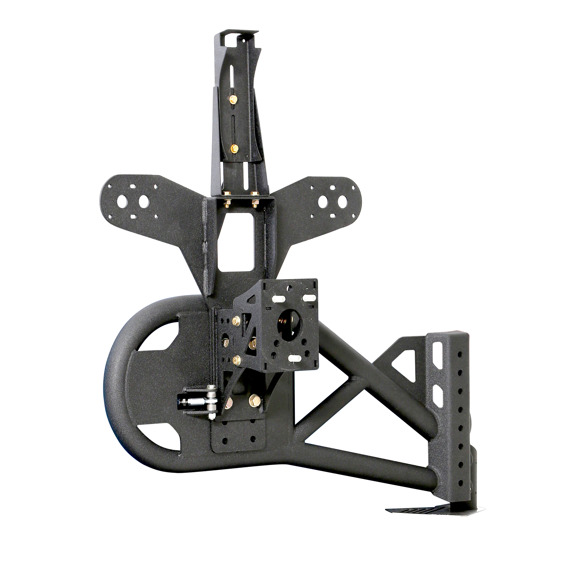 XRC Gen 2 Bolt-On Tire Carrier – Textured Black (07-18 JK/JKU) view 7