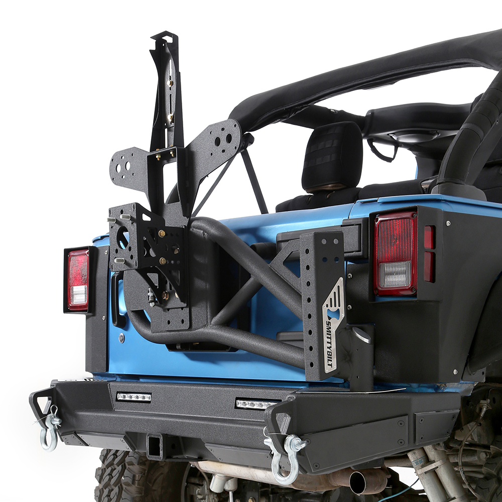 XRC Gen 2 Bolt-On Tire Carrier – Textured Black (07-18 JK/JKU) view 11