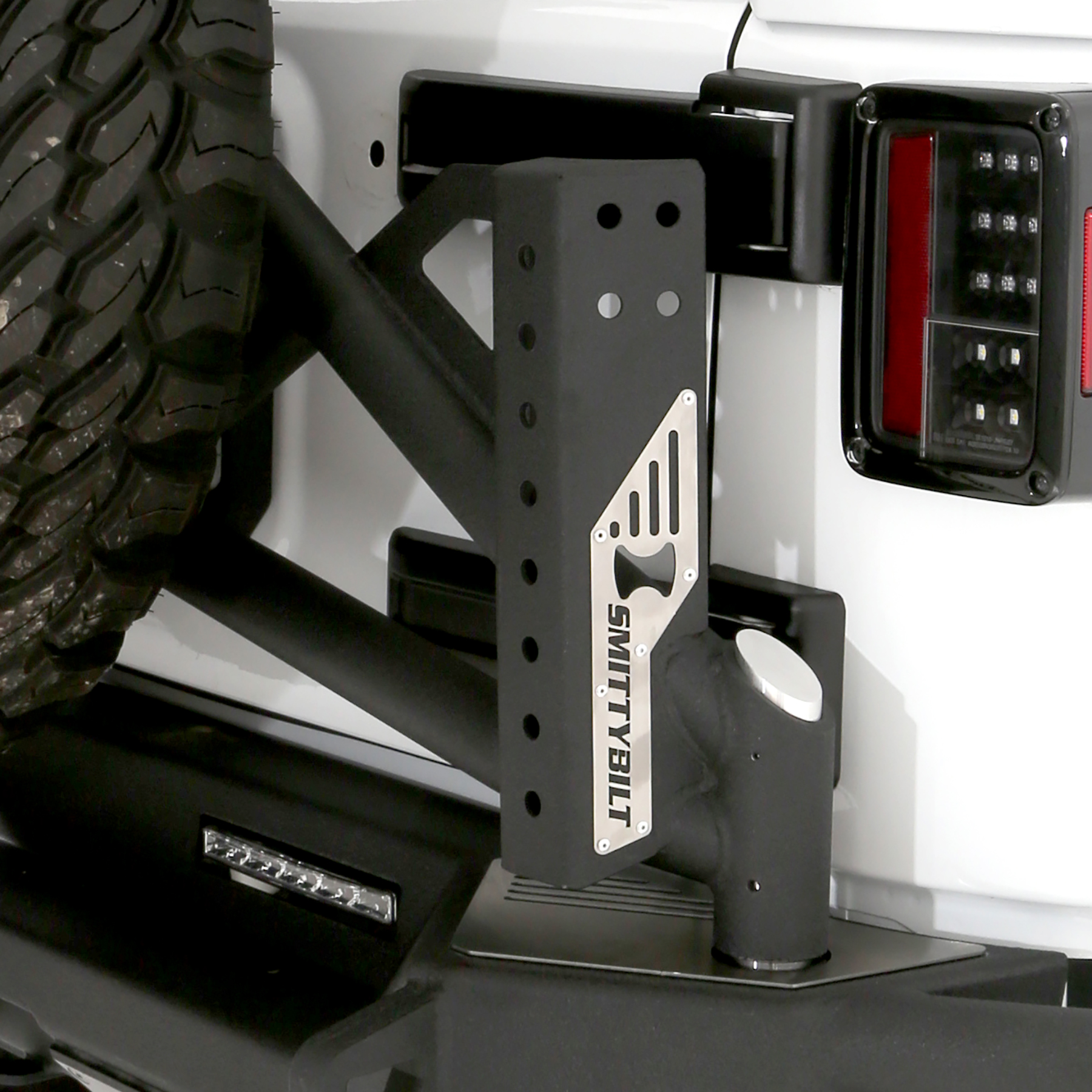 XRC Gen 2 Bolt-On Tire Carrier – Textured Black (07-18 JK/JKU) view 16