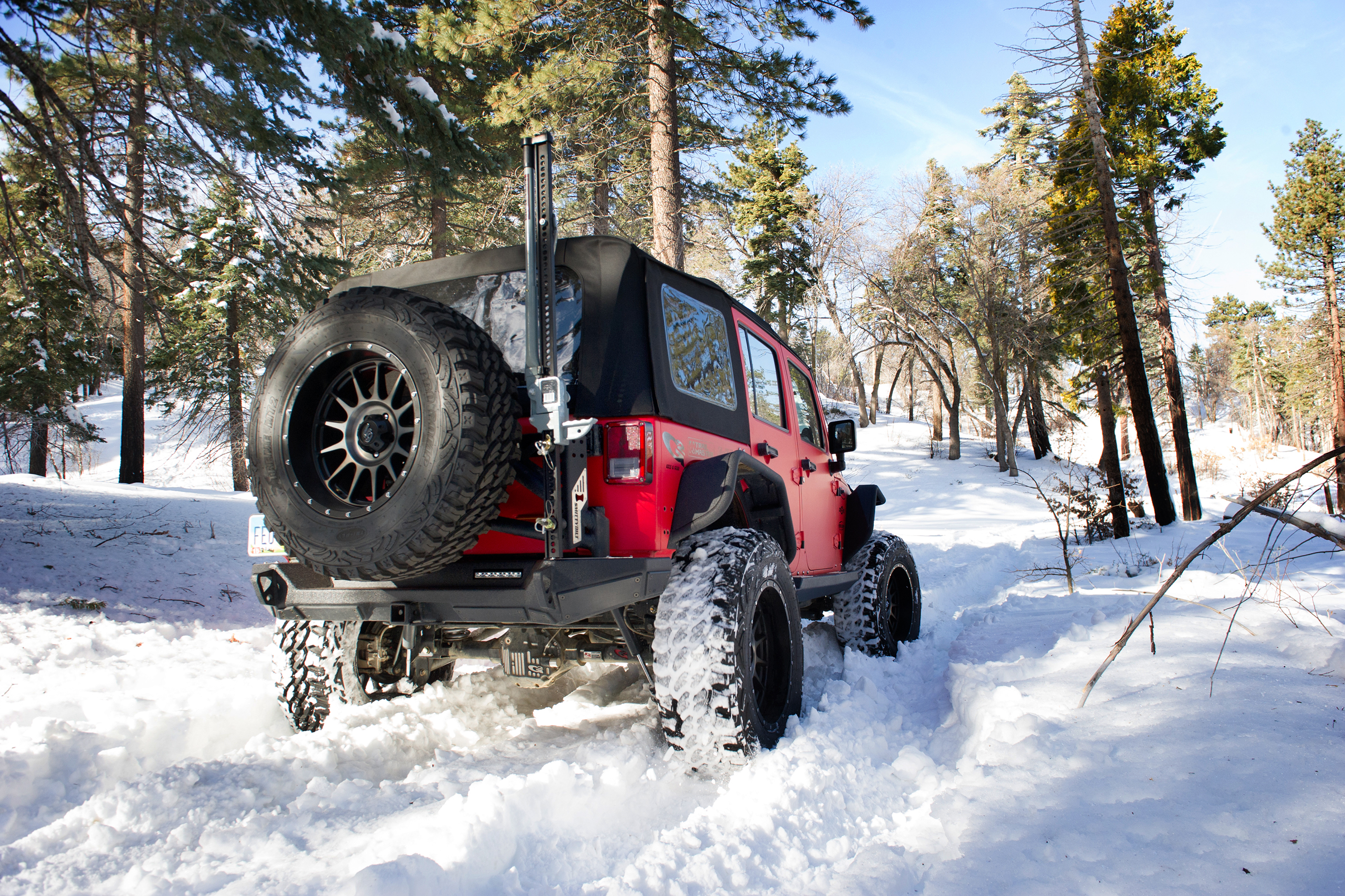 XRC Gen 2 Bolt-On Tire Carrier – Textured Black (07-18 JK/JKU) view 17