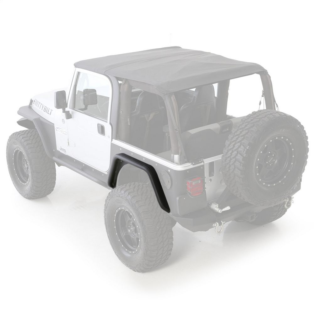 XRC Rear 3″ Fender Flate Pair – Textured Black (97-06 TJ)