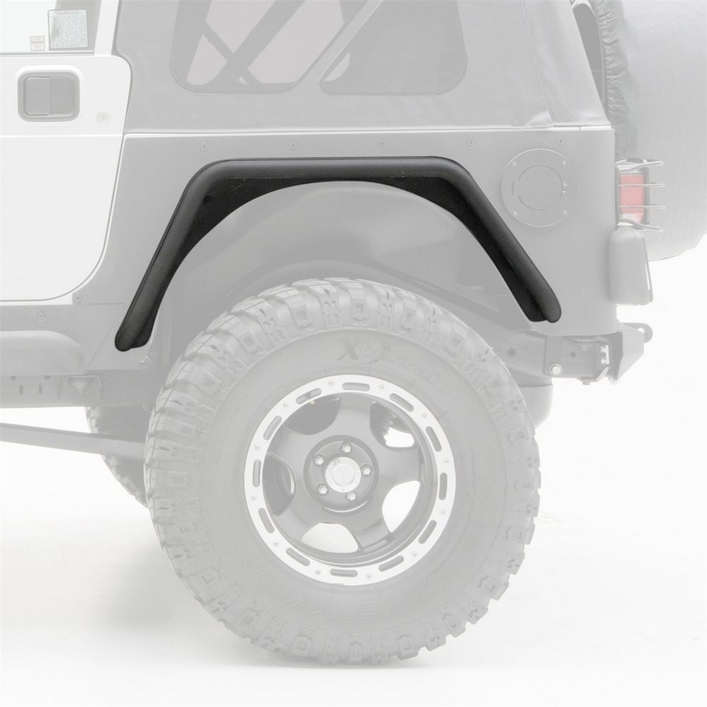 XRC Rear 3″ Fender Flate Pair – Textured Black (97-06 TJ) view 2