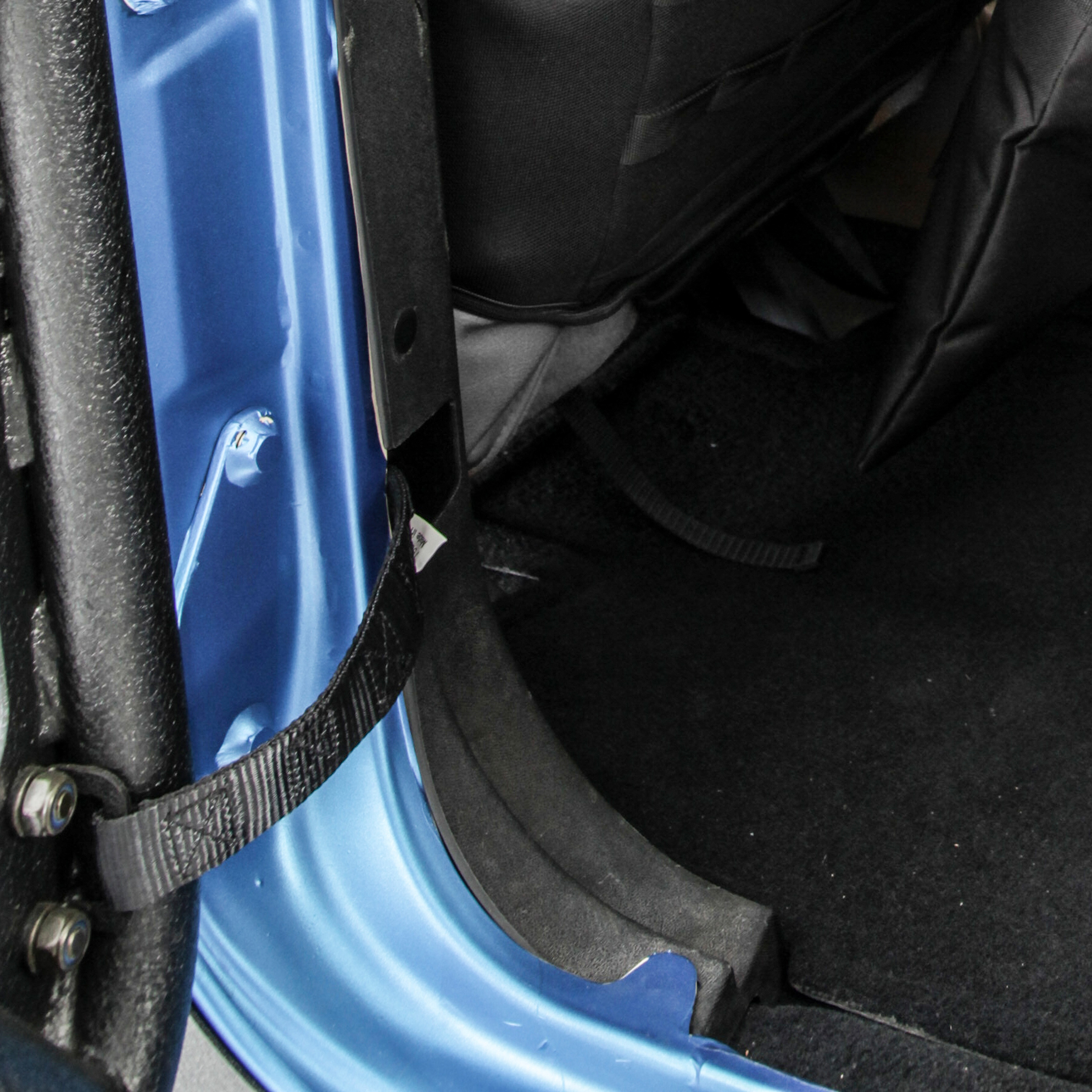 Adjustable Door Strap Pair – Black view 4
