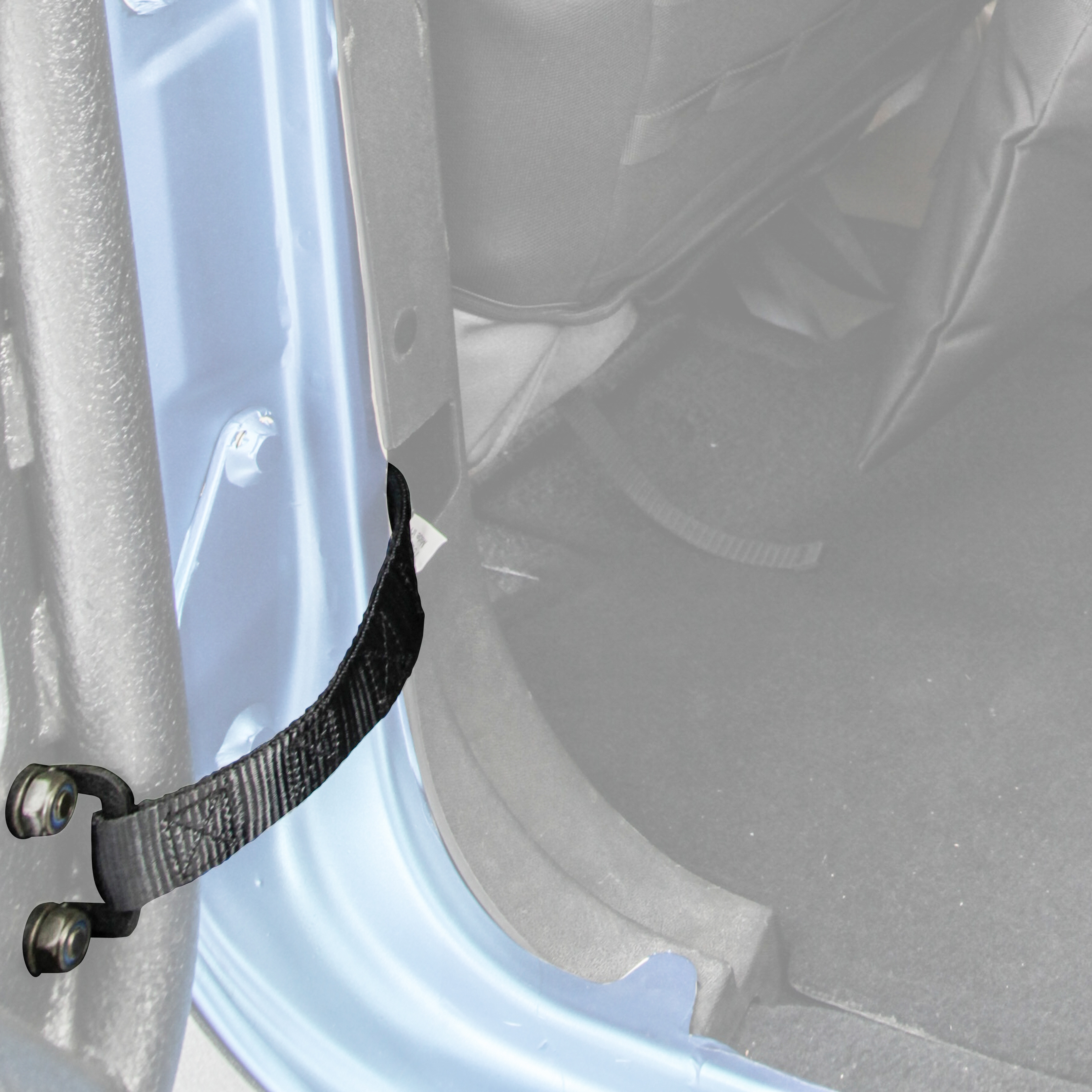 Adjustable Door Strap Pair – Black view 5