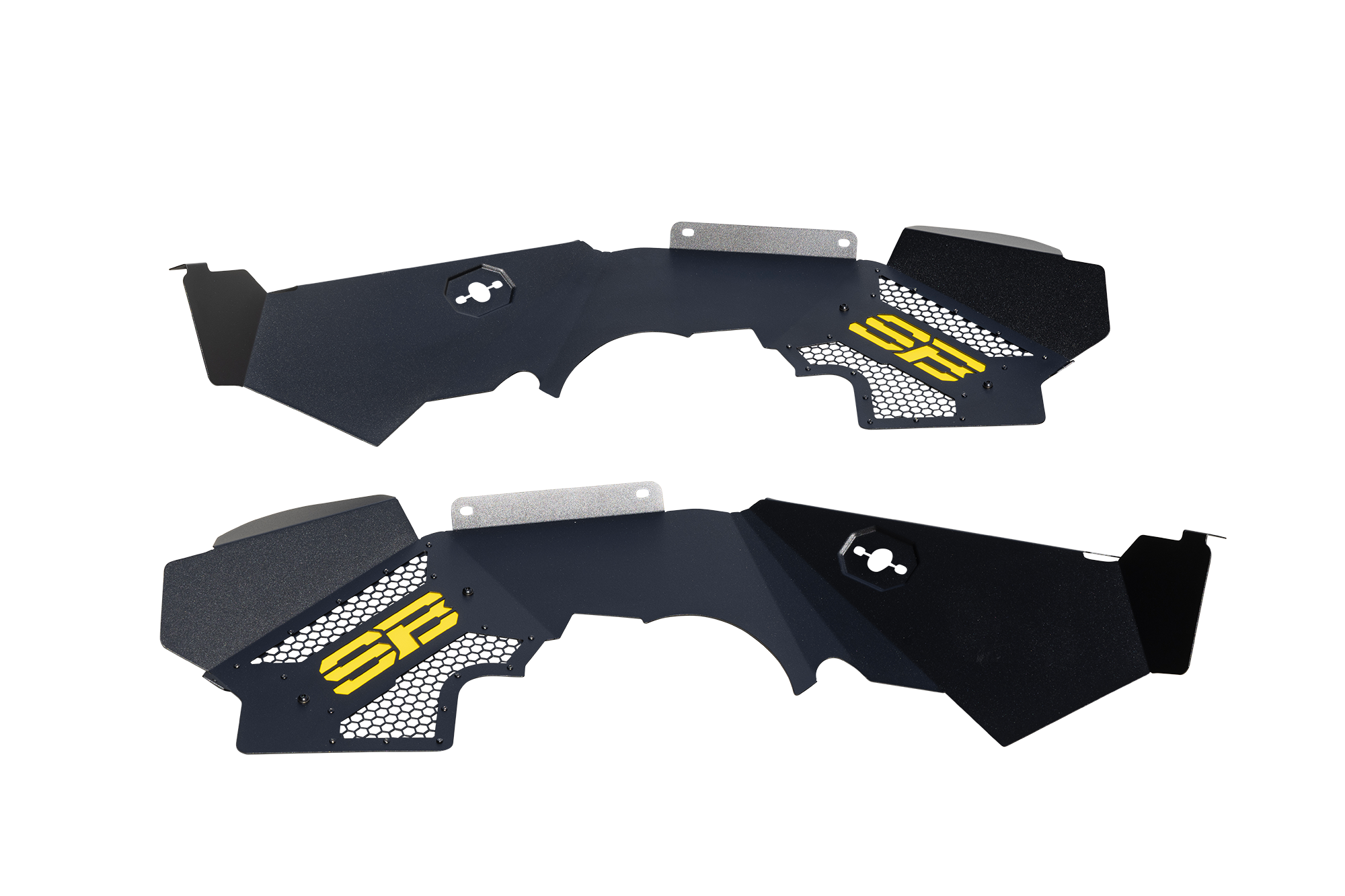 Front Aluminum Inner Fender Liner Pair – Black (07-18 JK/JKU) view 2