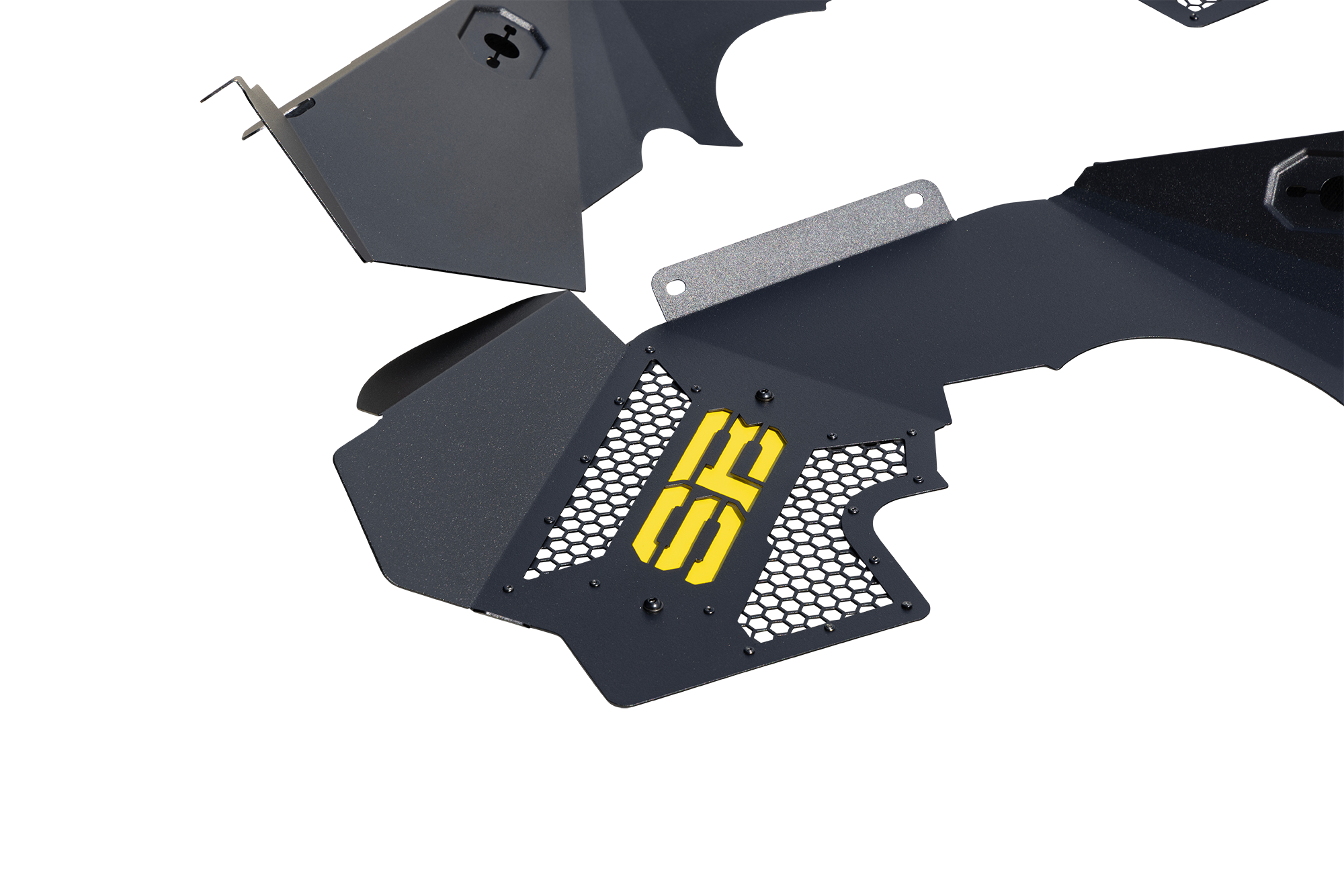 Front Aluminum Inner Fender Liner Pair – Black (07-18 JK/JKU) view 3