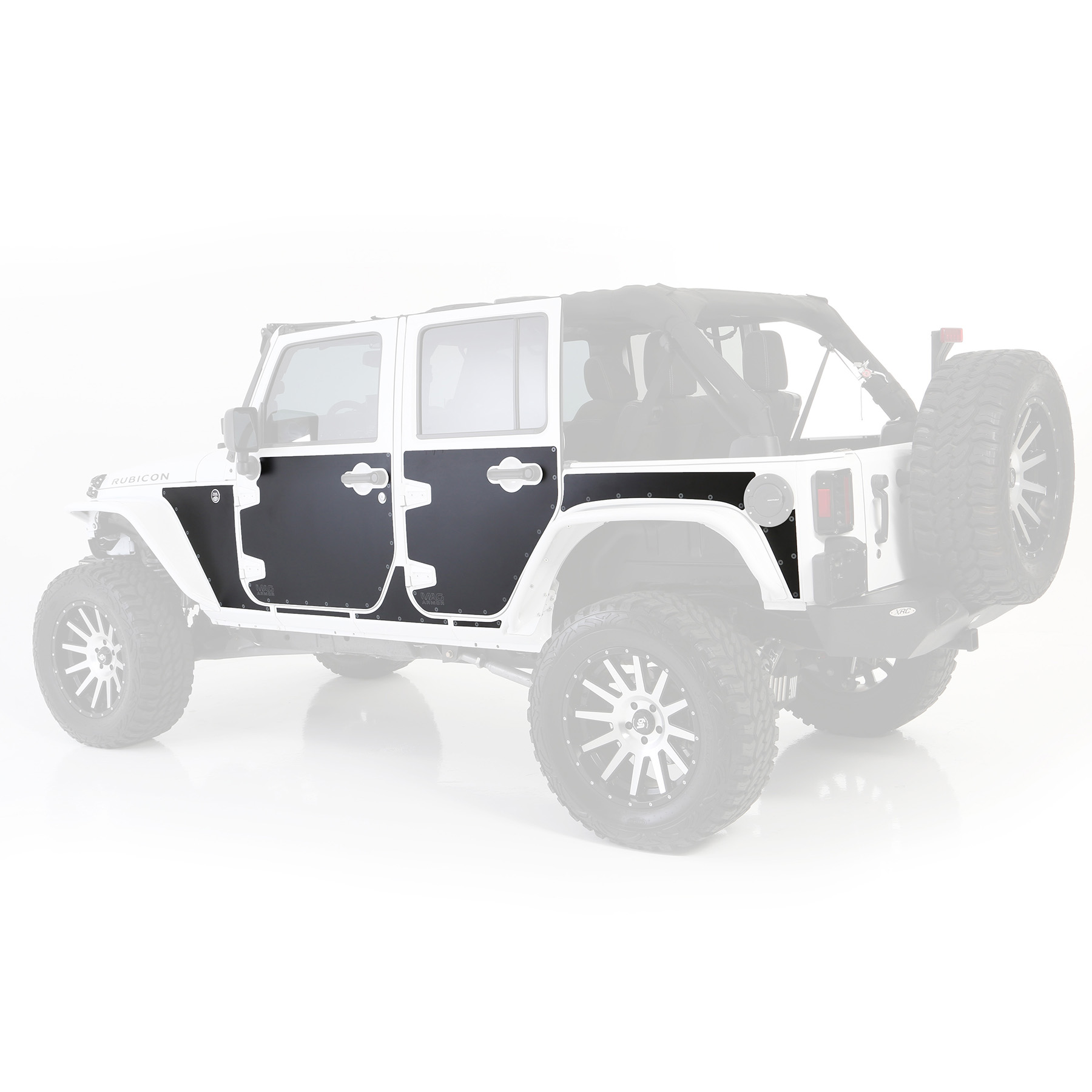 Mag-Armor (Magnetic Trail Skins) – Black (07-18 JKU)