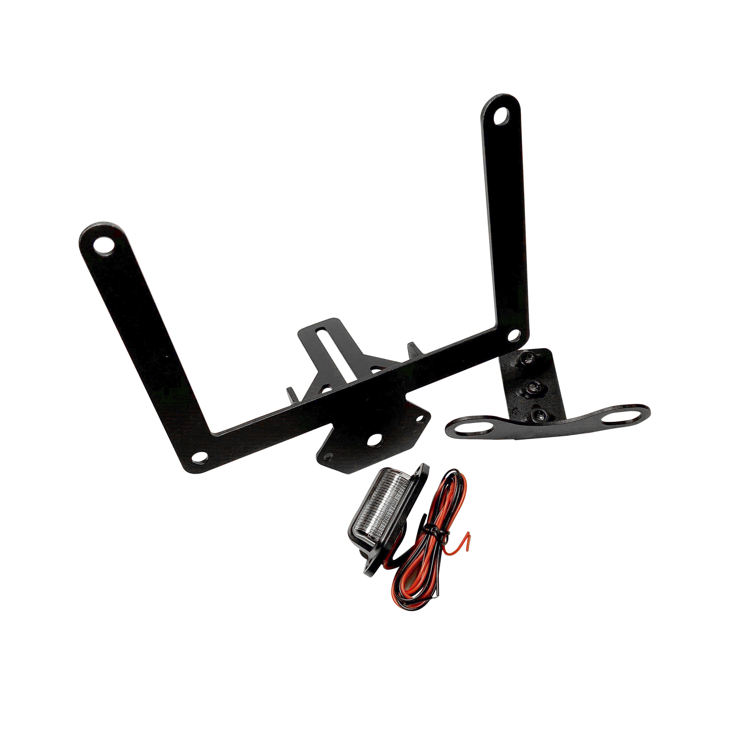 JL License Plate Relocation Bracket – Black (18+ JL/JLU)