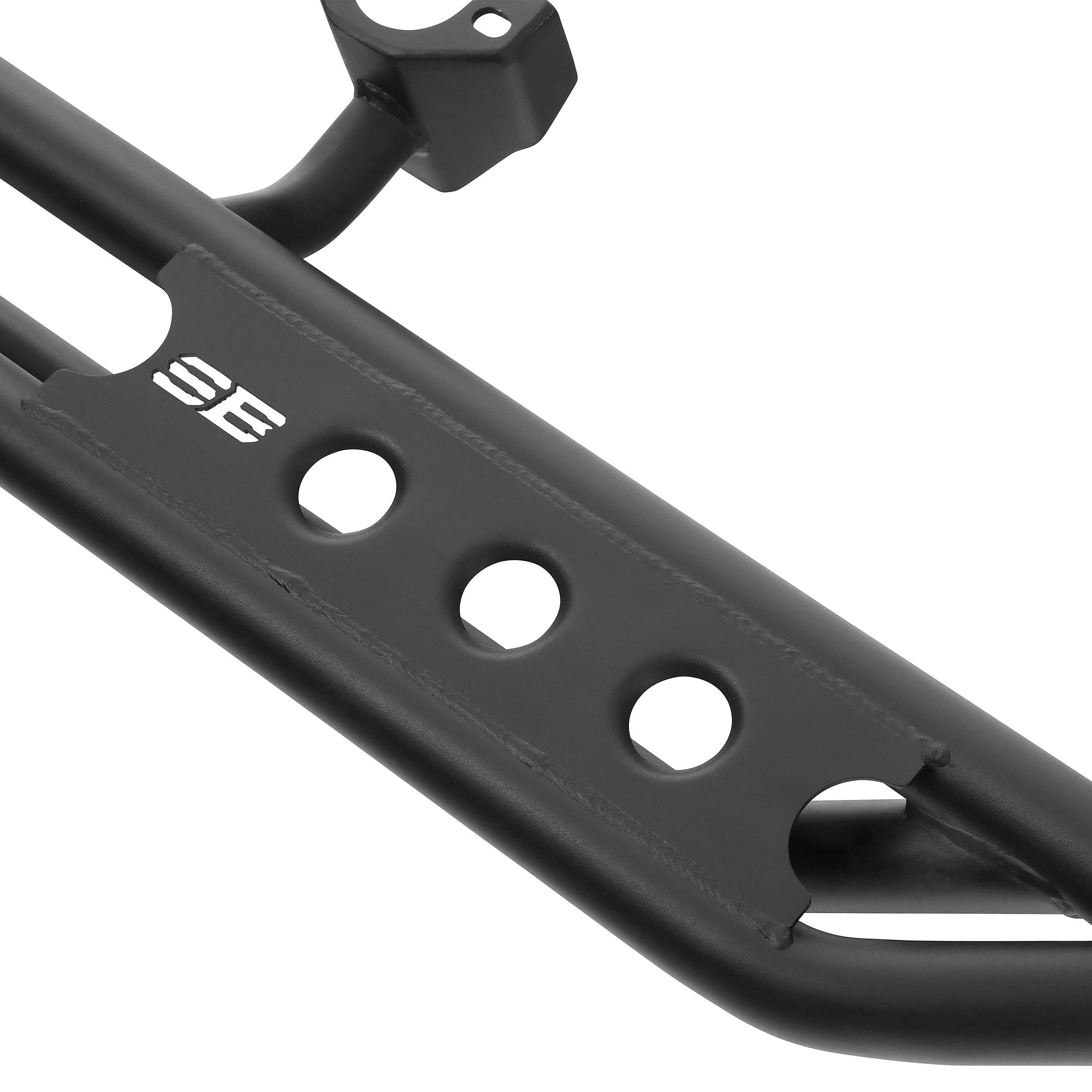 SRC Side Armor w/ Step – Textured Black (18+ JLU) view 7