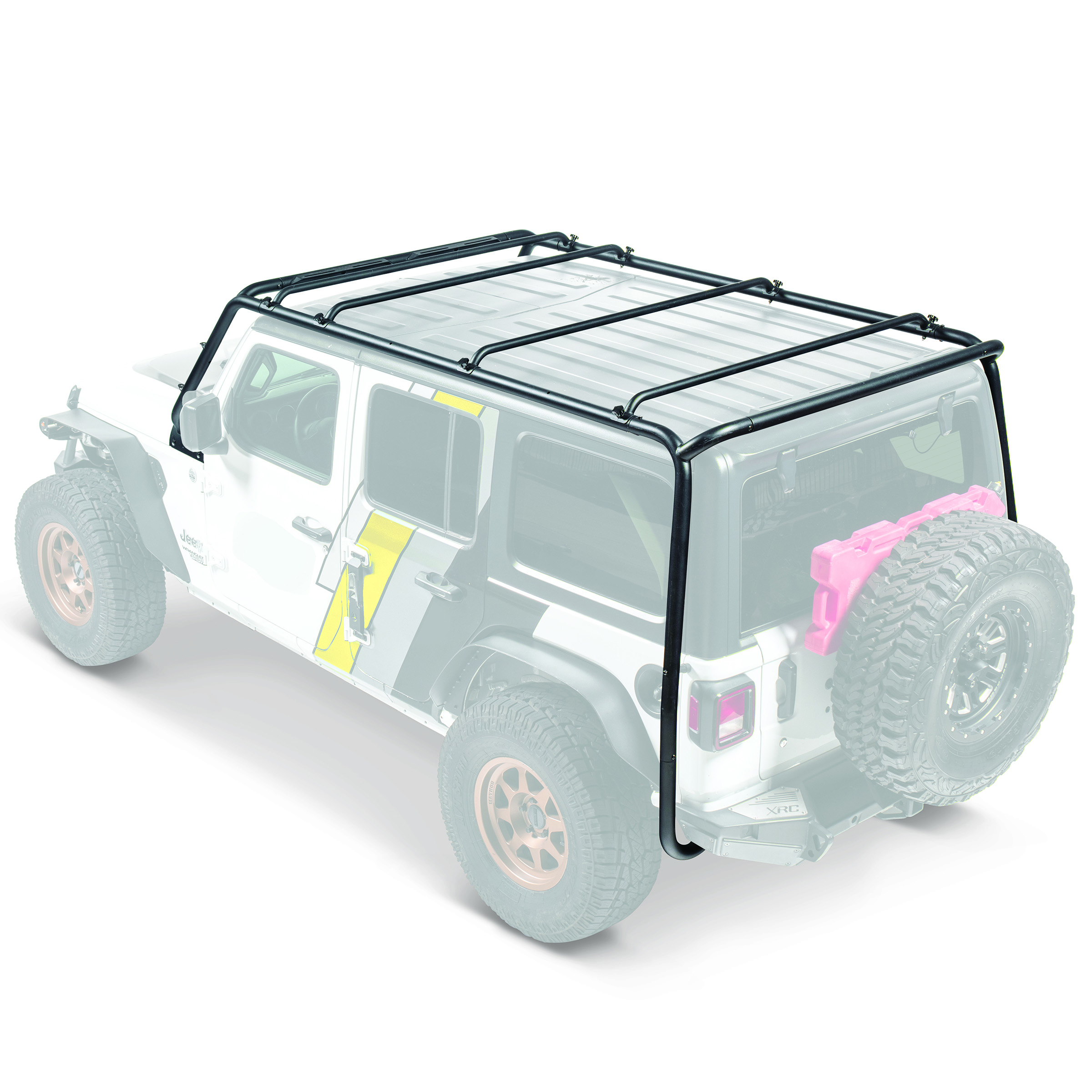 S/B SRC Roof Rack JLU 4DR view 2