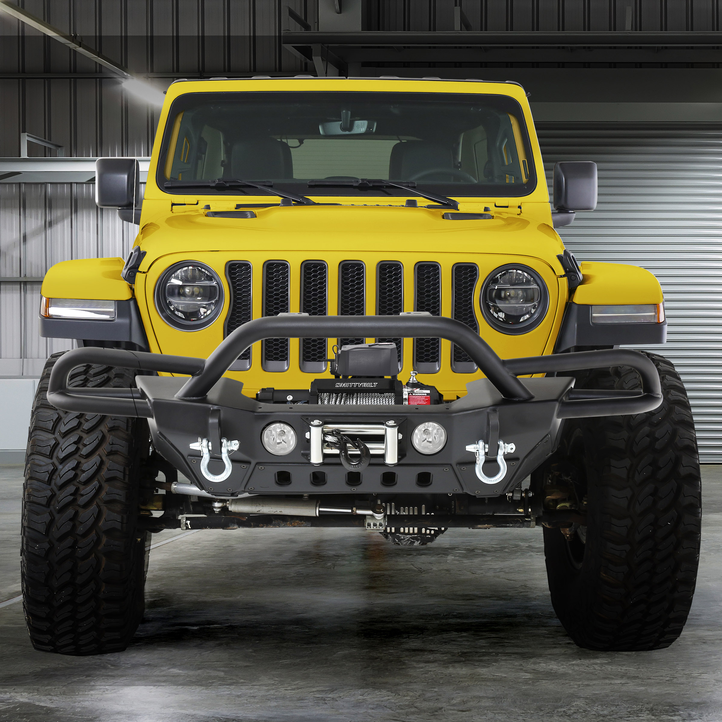 SRC Gen 2 Front Bumper – Textured Black (18+ JLU)
